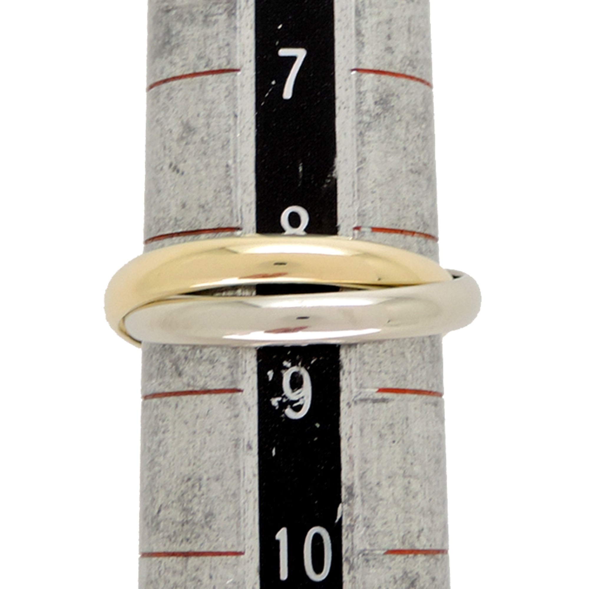 Cartier Yellow Gold (18K) White Gold (18K) Band Ring (Pre-Owned)
