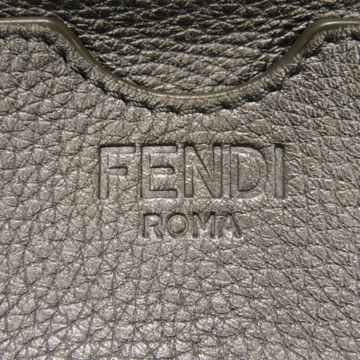 Fendi Gunmetal Shoulder Bag (Pre-Owned)