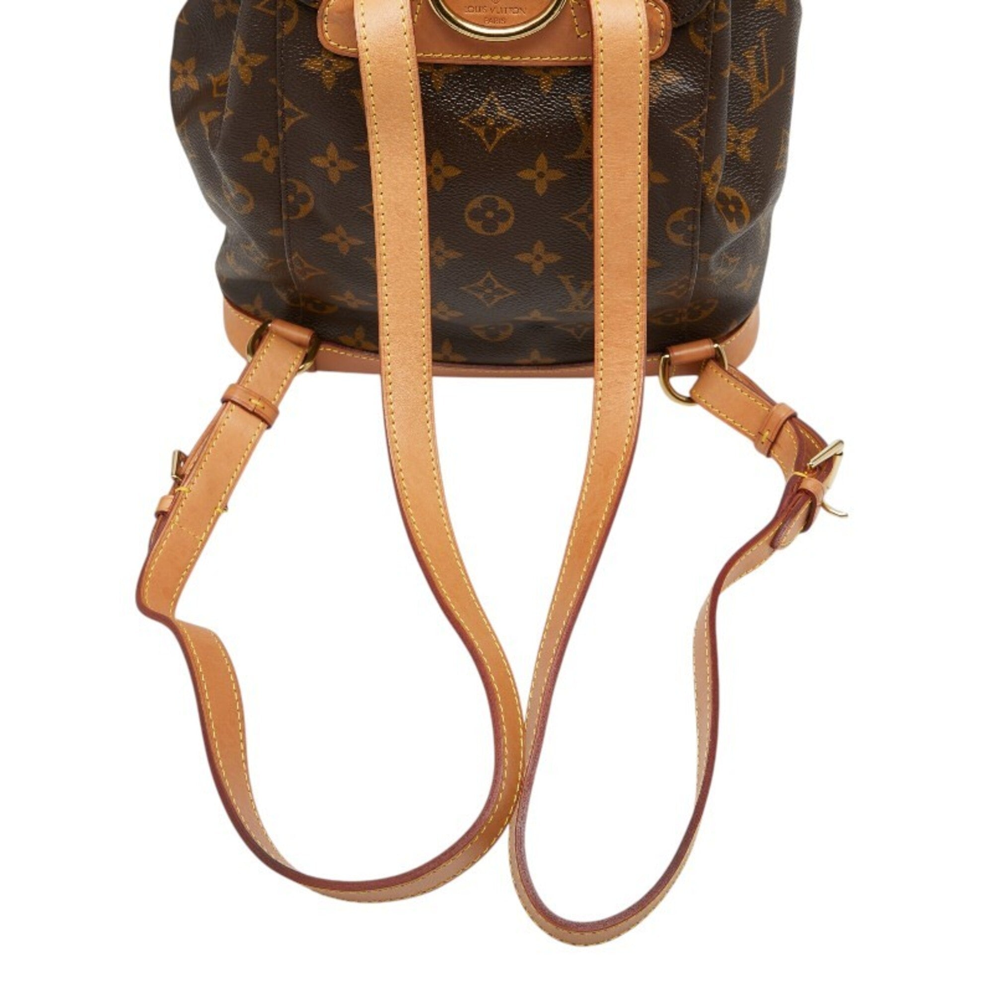 Louis Vuitton Monogram Brown Pvc Leather Backpack (Pre-Owned)