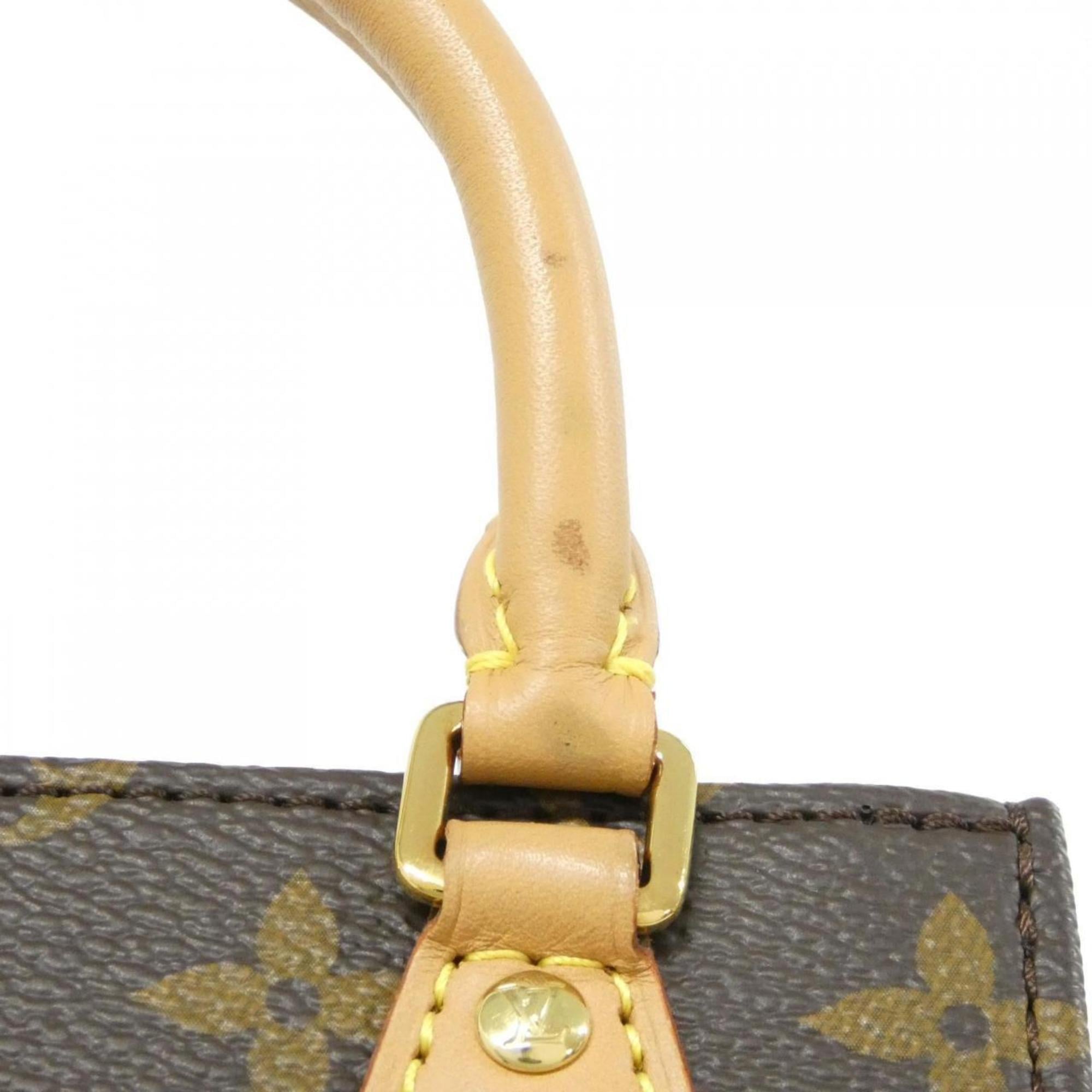 Louis Vuitton Marron Coated Canvas Handbag (Pre-Owned)