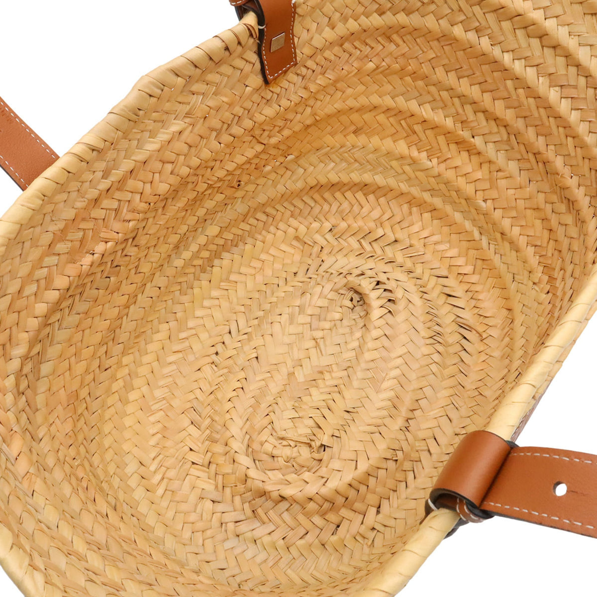 Loewe Brown Leather Basket Handbag (Pre-Owned)