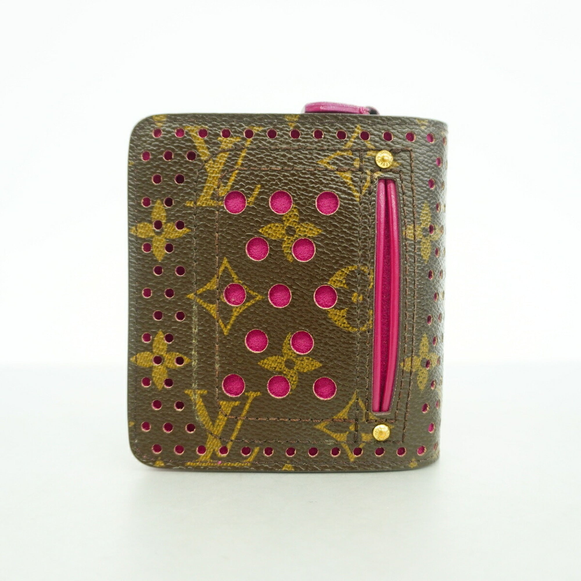 Louis Vuitton Brown Fuchsia Wallet (Bi-Fold) (Pre-Owned)