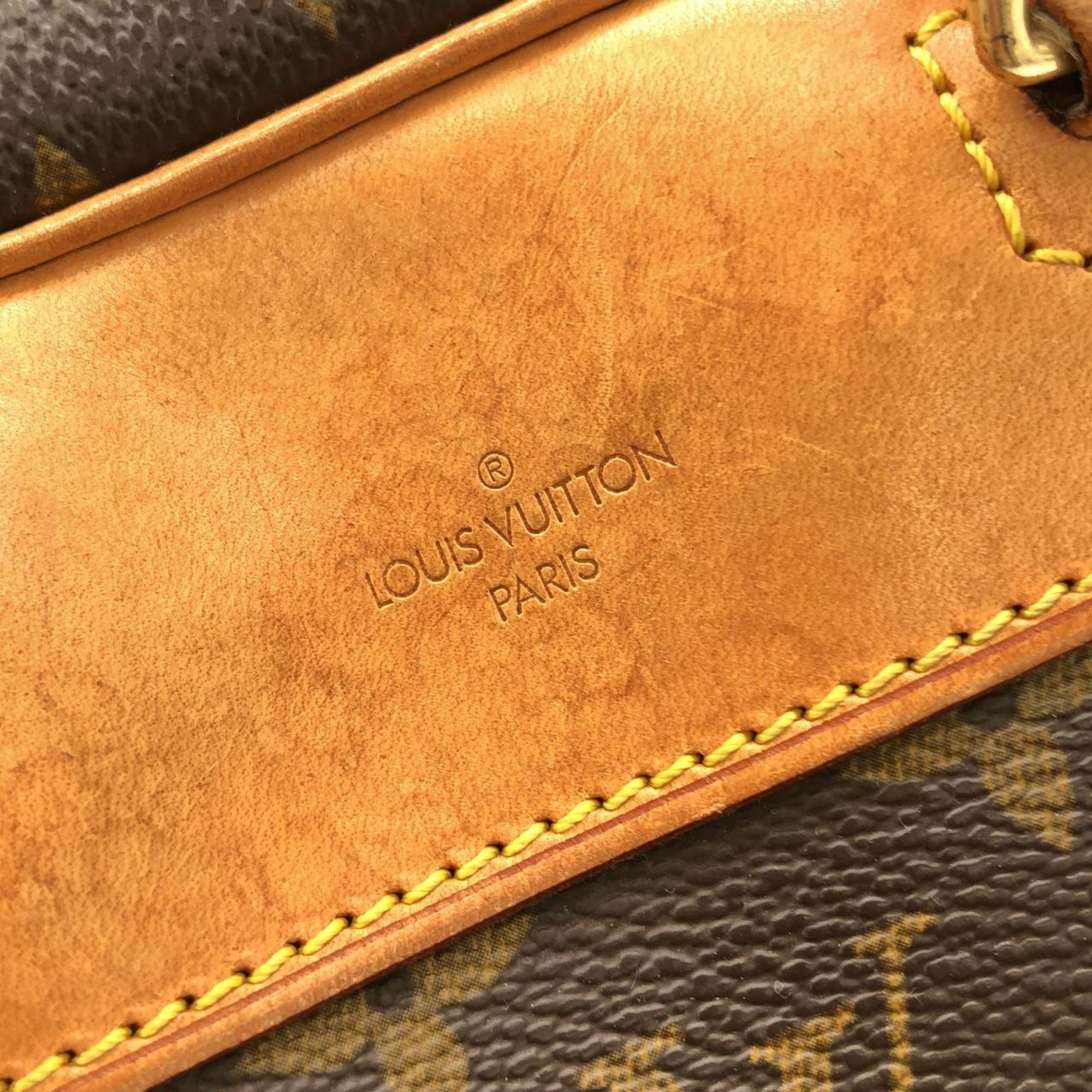 Louis Vuitton Marron Coated Canvas Handbag (Pre-Owned)