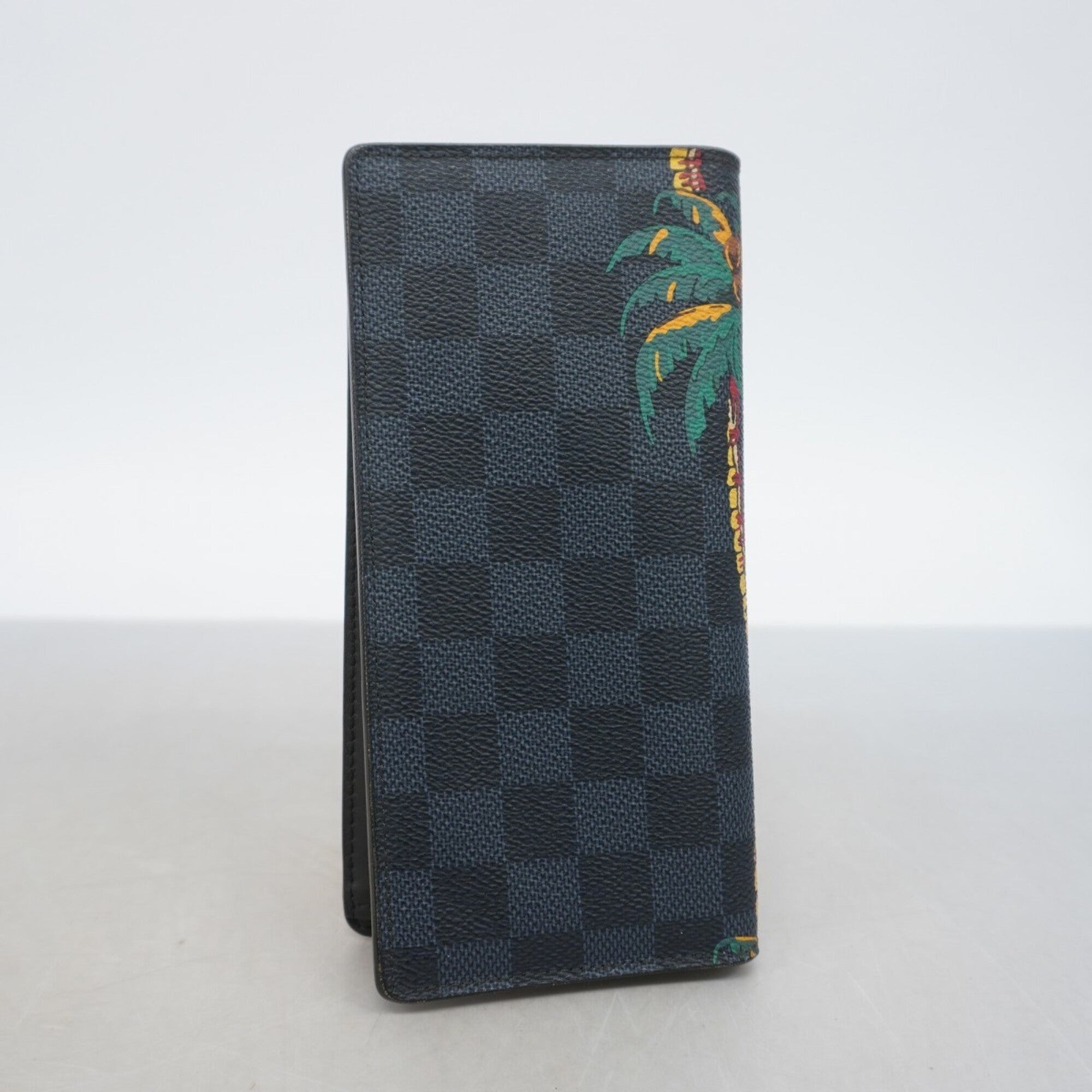 Louis Vuitton Black Navy Long Wallet (Bi-Fold) (Pre-Owned)