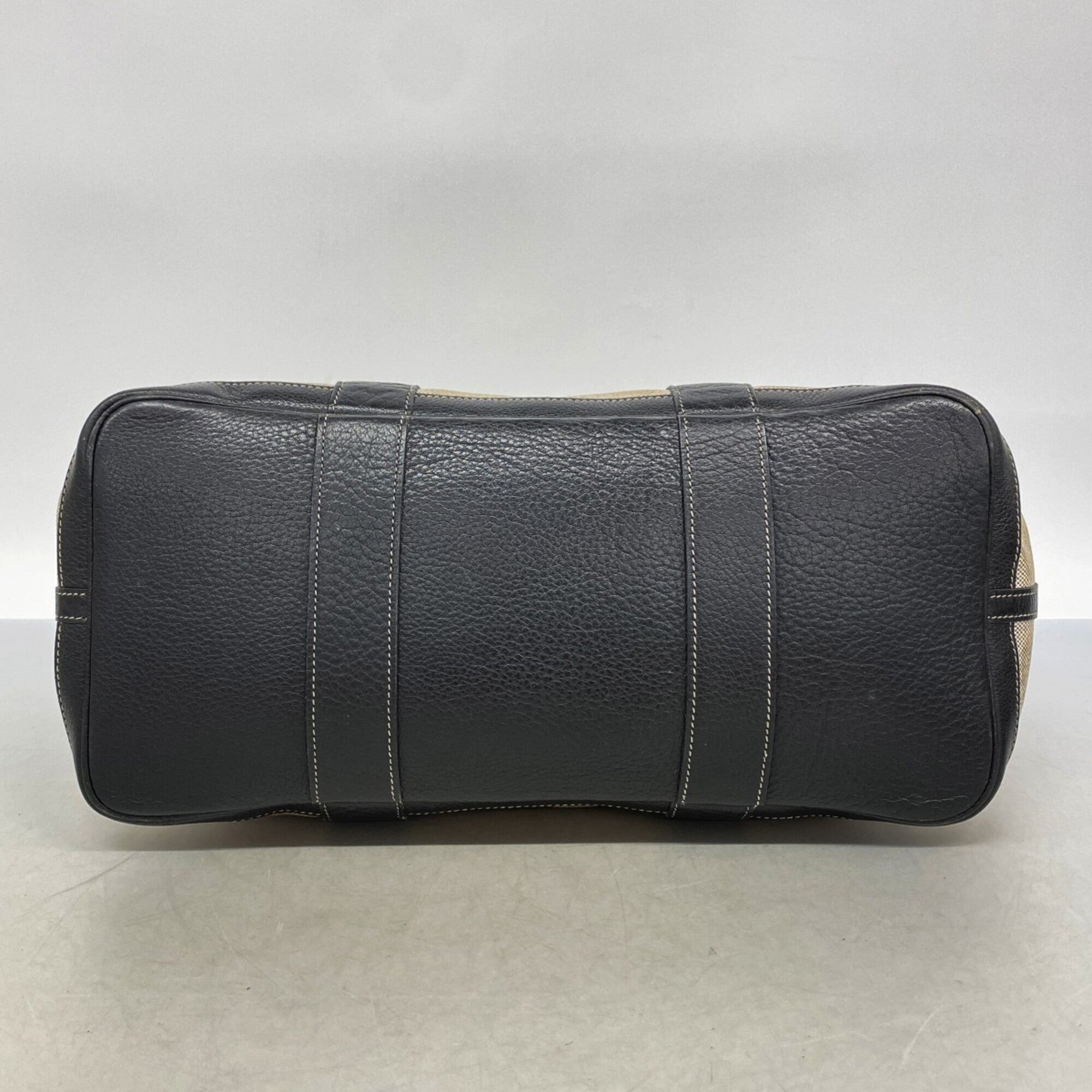Hermes Black Toile H Tote Bag (Pre-Owned)