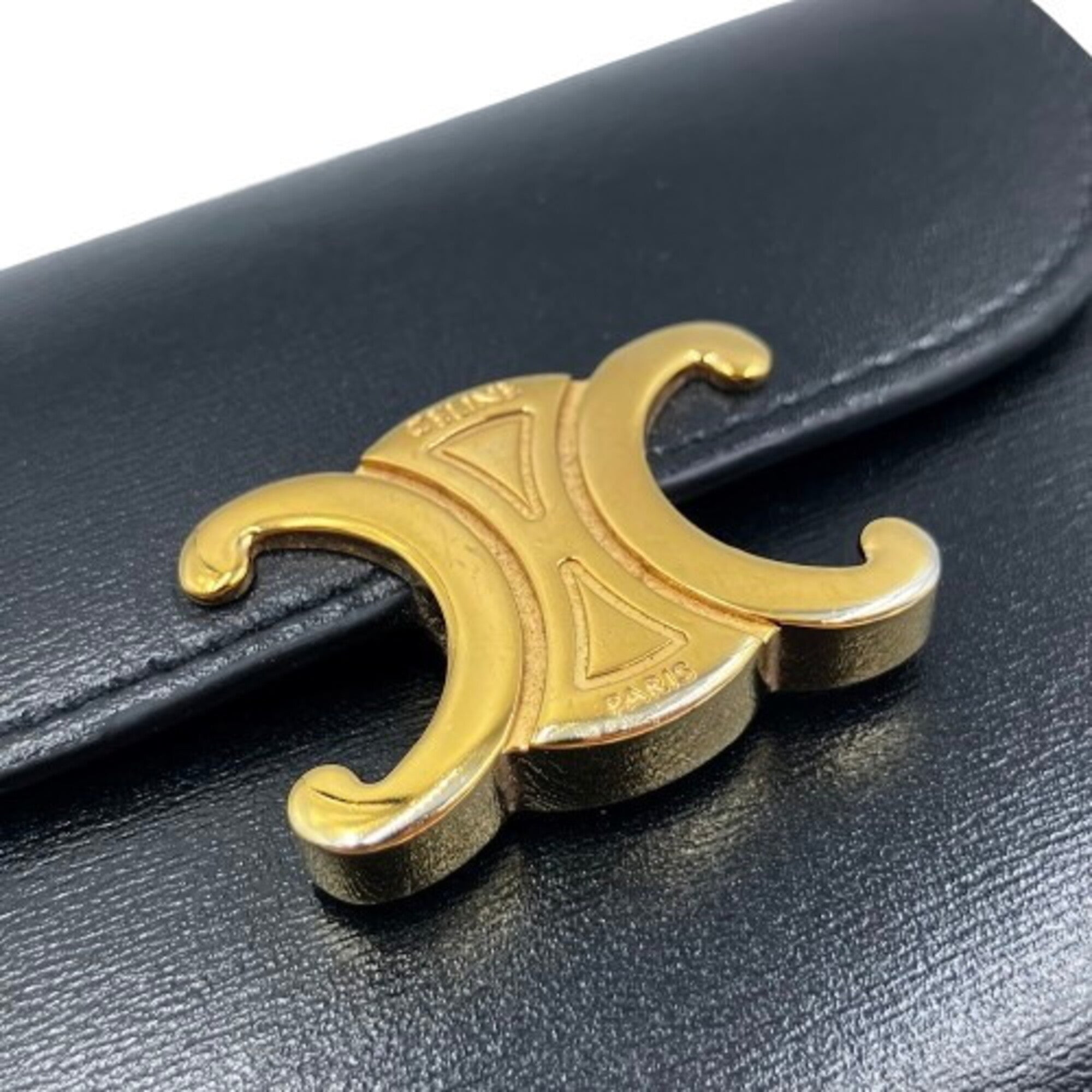 Celine Black Wallet (Tri-Fold) (Pre-Owned)