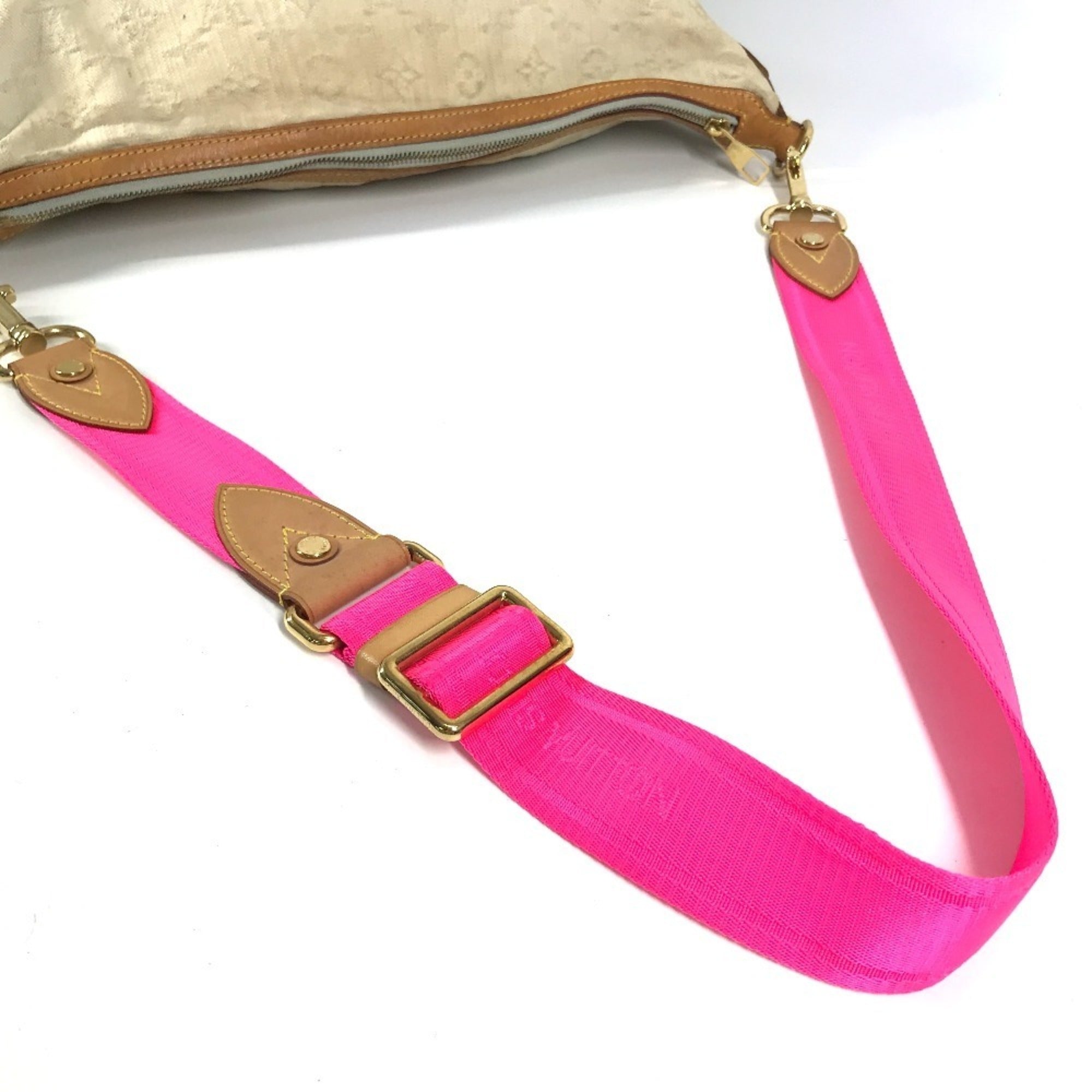 Louis Vuitton Monogram Denim Blue Pink Monogram Denim Shoulder Bag (Pre-Owned)
