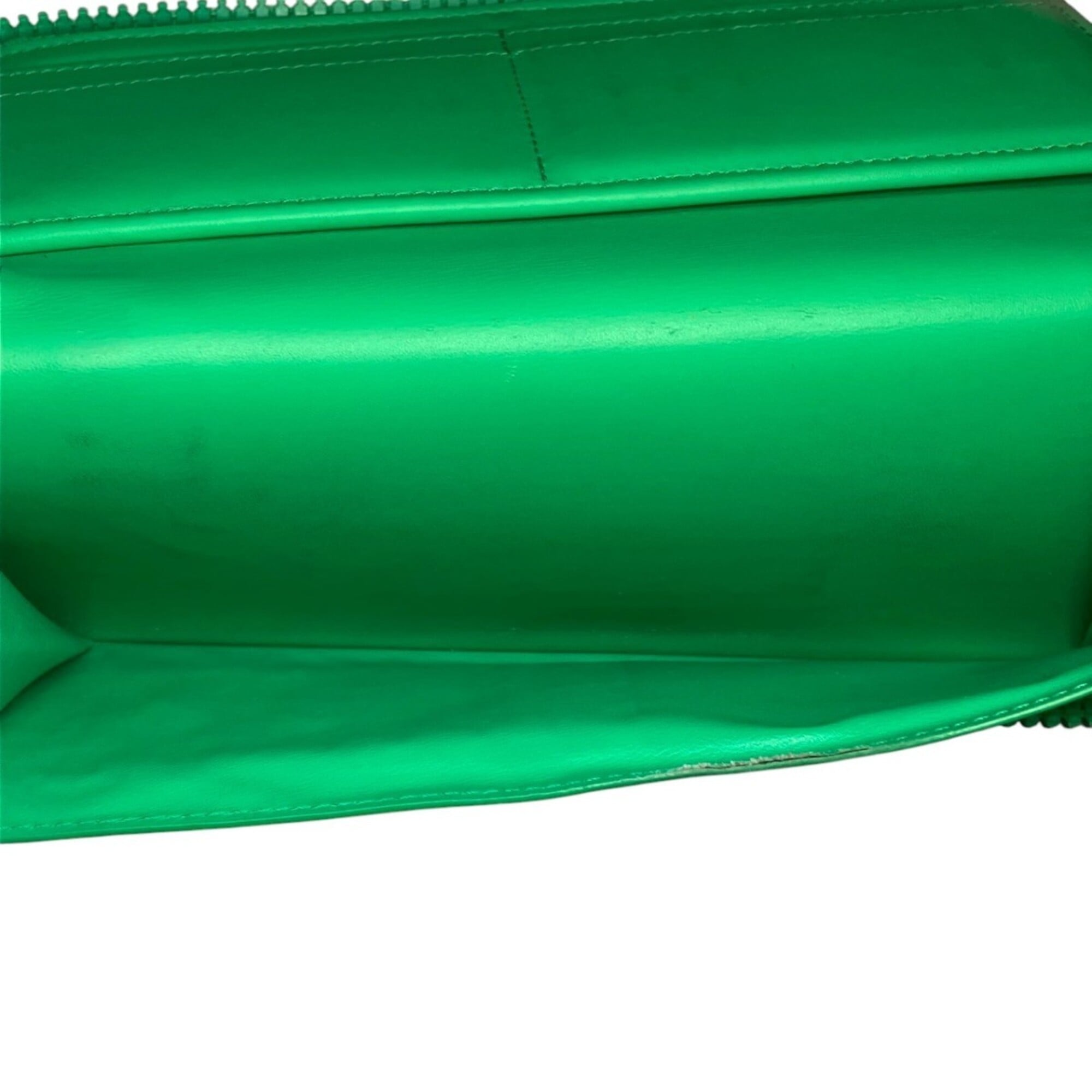 Louis Vuitton Green Cuir Ombre Leather Long Wallet (Bi-Fold) (Pre-Owned)