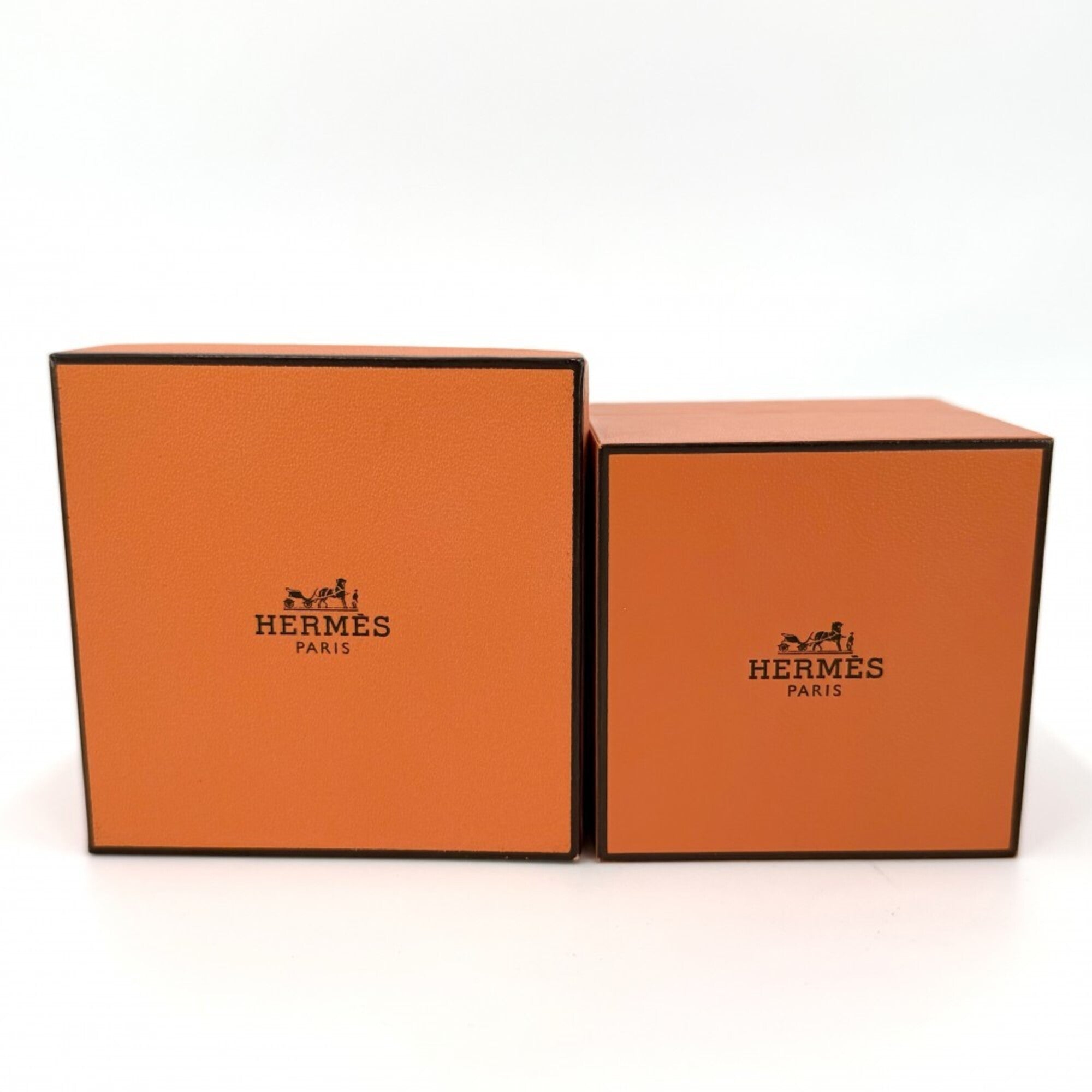 Hermes Silver 925 Band Ring (Pre-Owned)