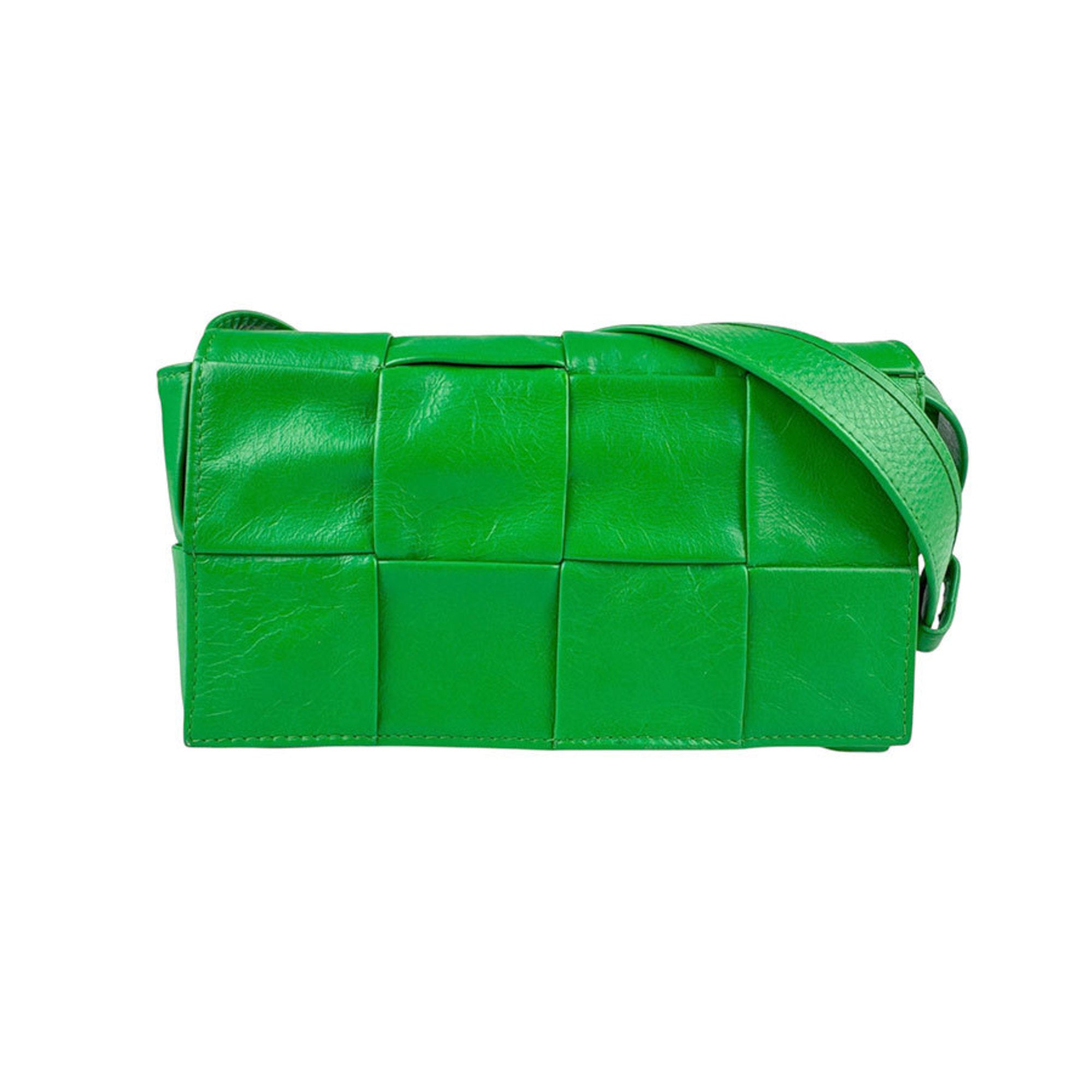 Bottega Veneta Green Leather Fanny Pack (Pre-Owned)