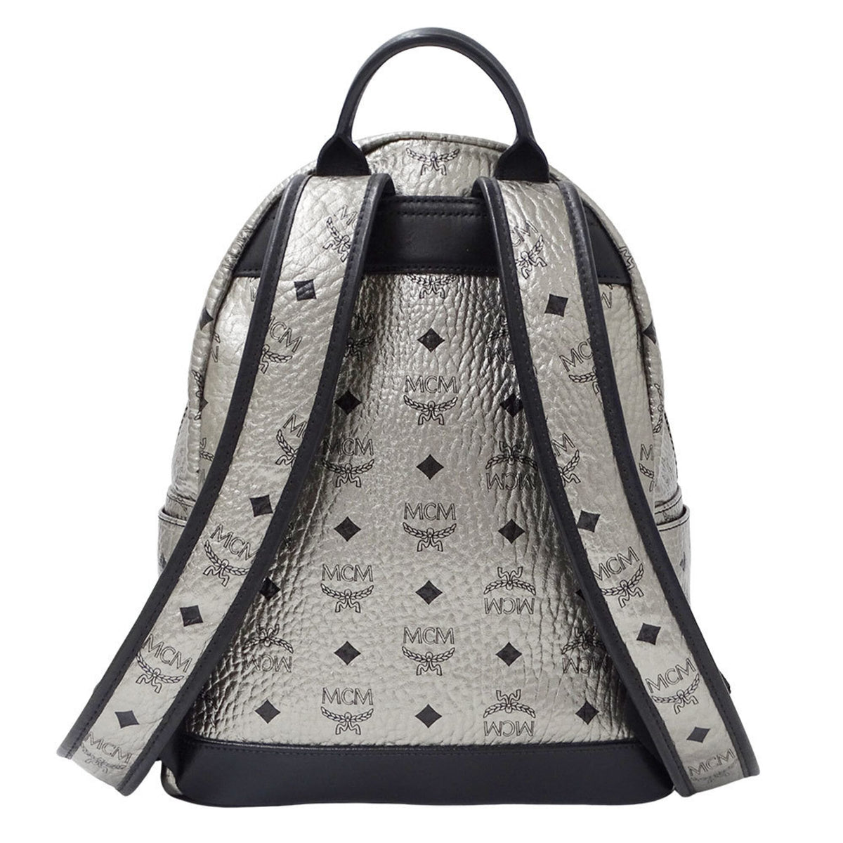 Mcm Black Canvas Handbag Pouch (Pre-Owned)