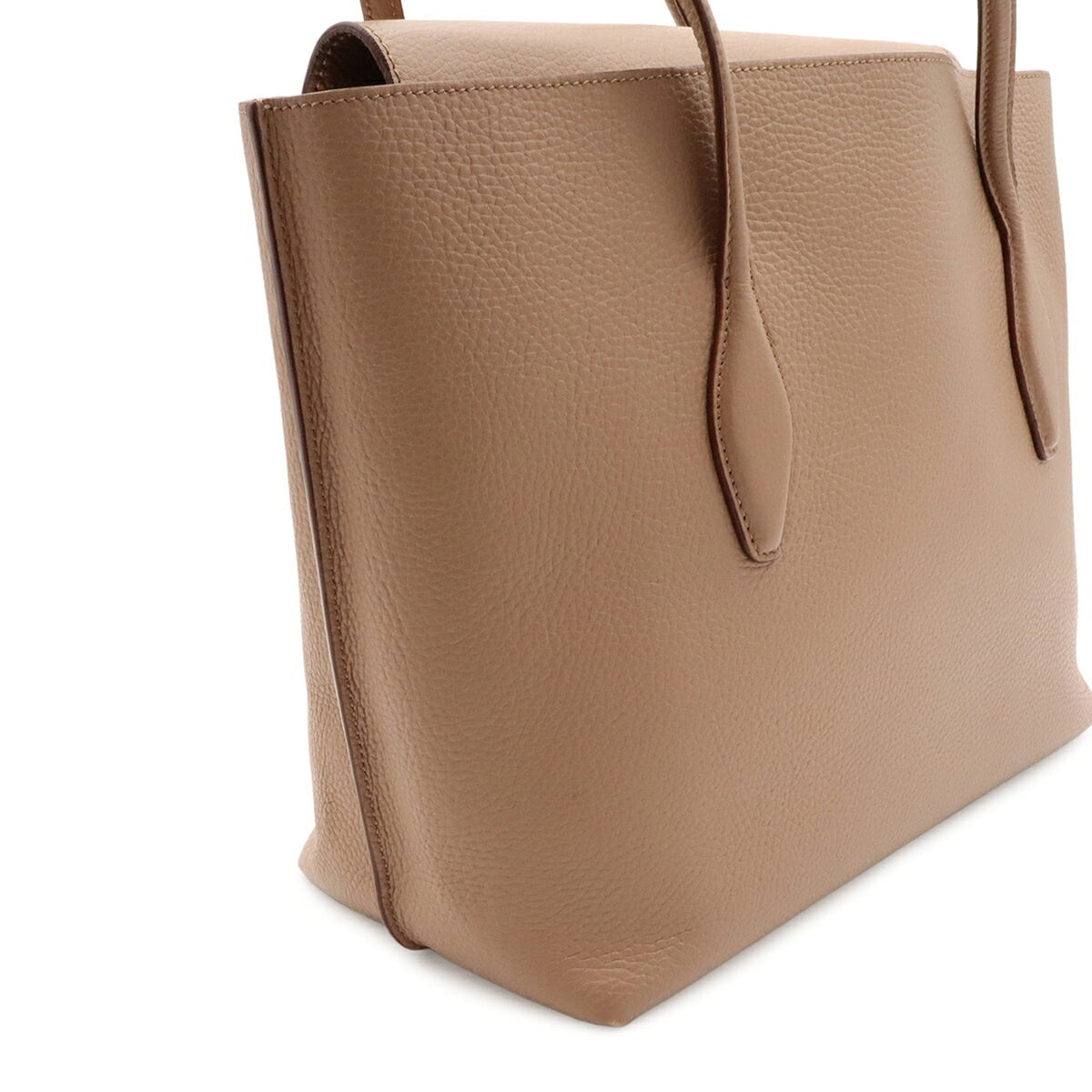 Tod's Pink Beige Leather Shoulder Bag Tote Bag (Pre-Owned)