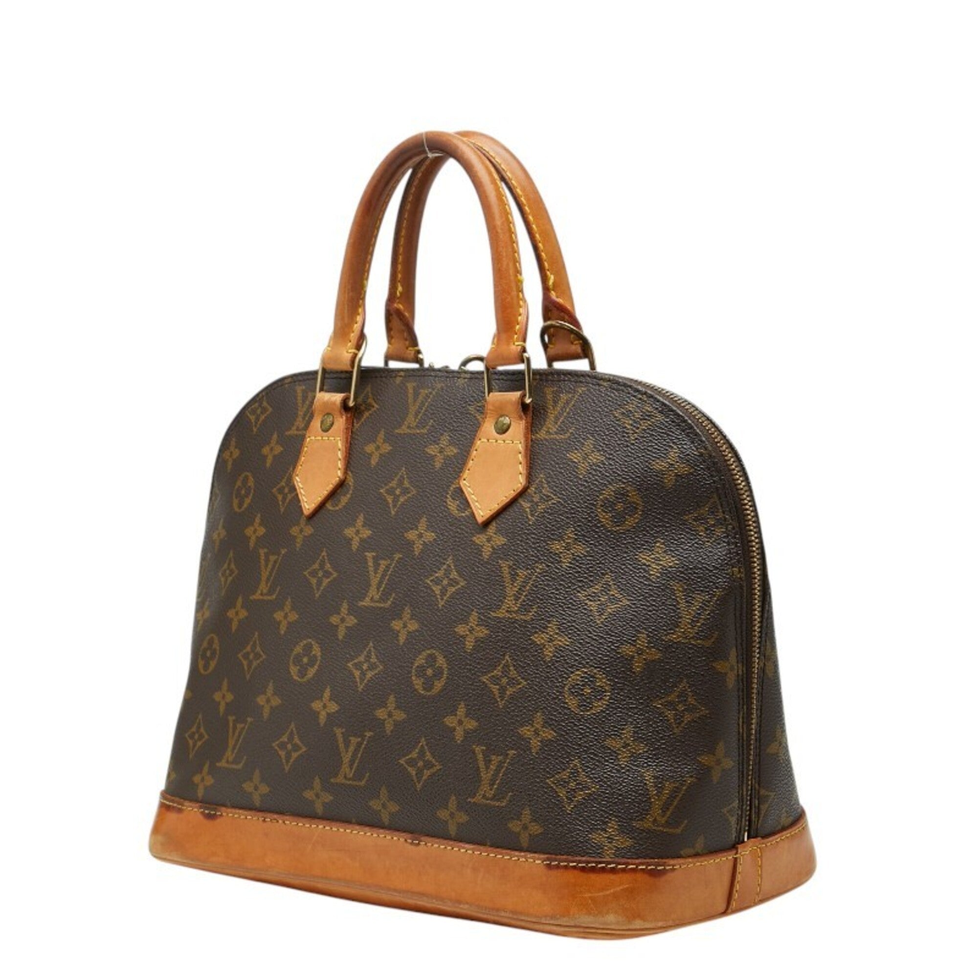 Louis Vuitton Brown Monogram Pvc Handbag (Pre-Owned)