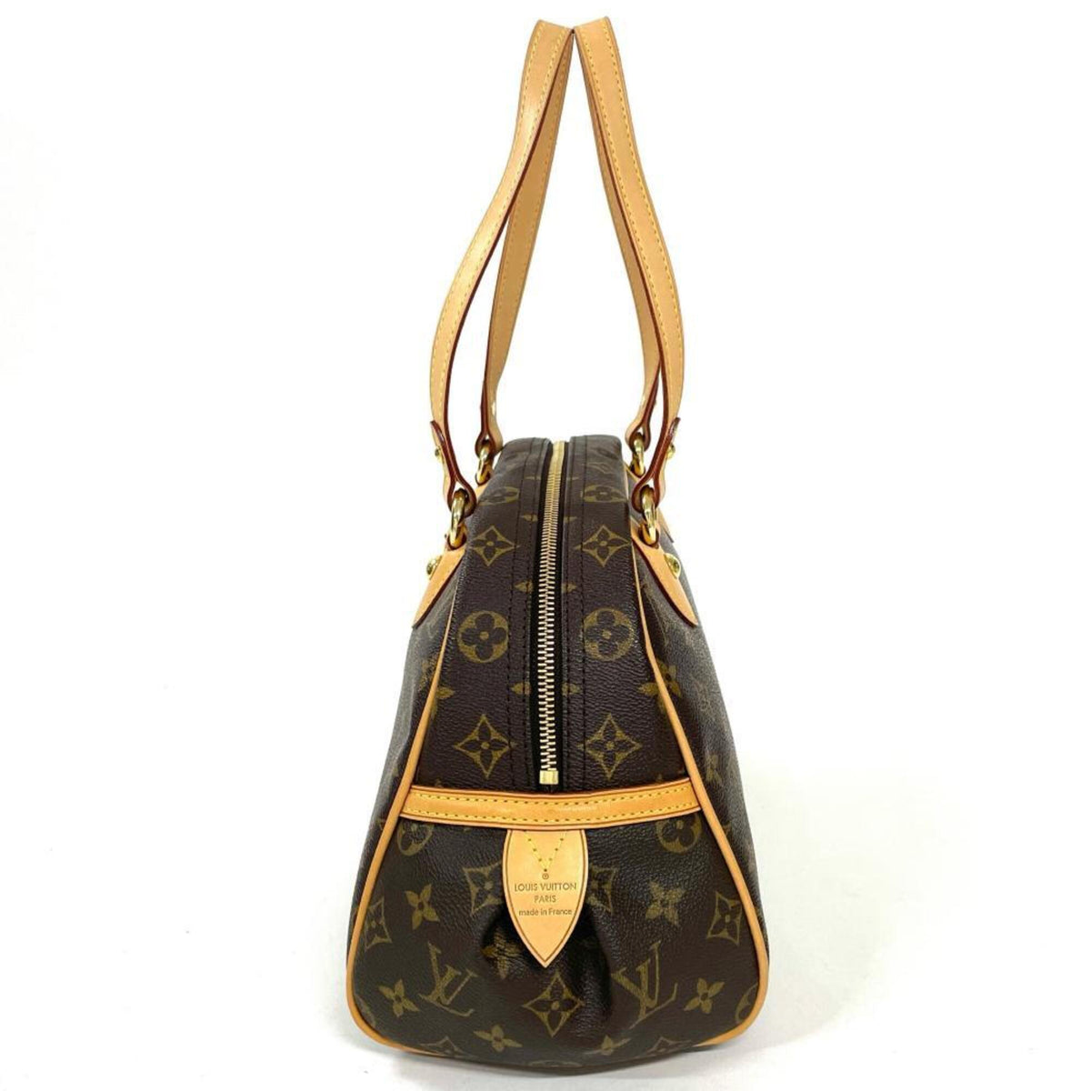 Louis Vuitton Brown Monogram Canvas Shoulder Bag (Pre-Owned)