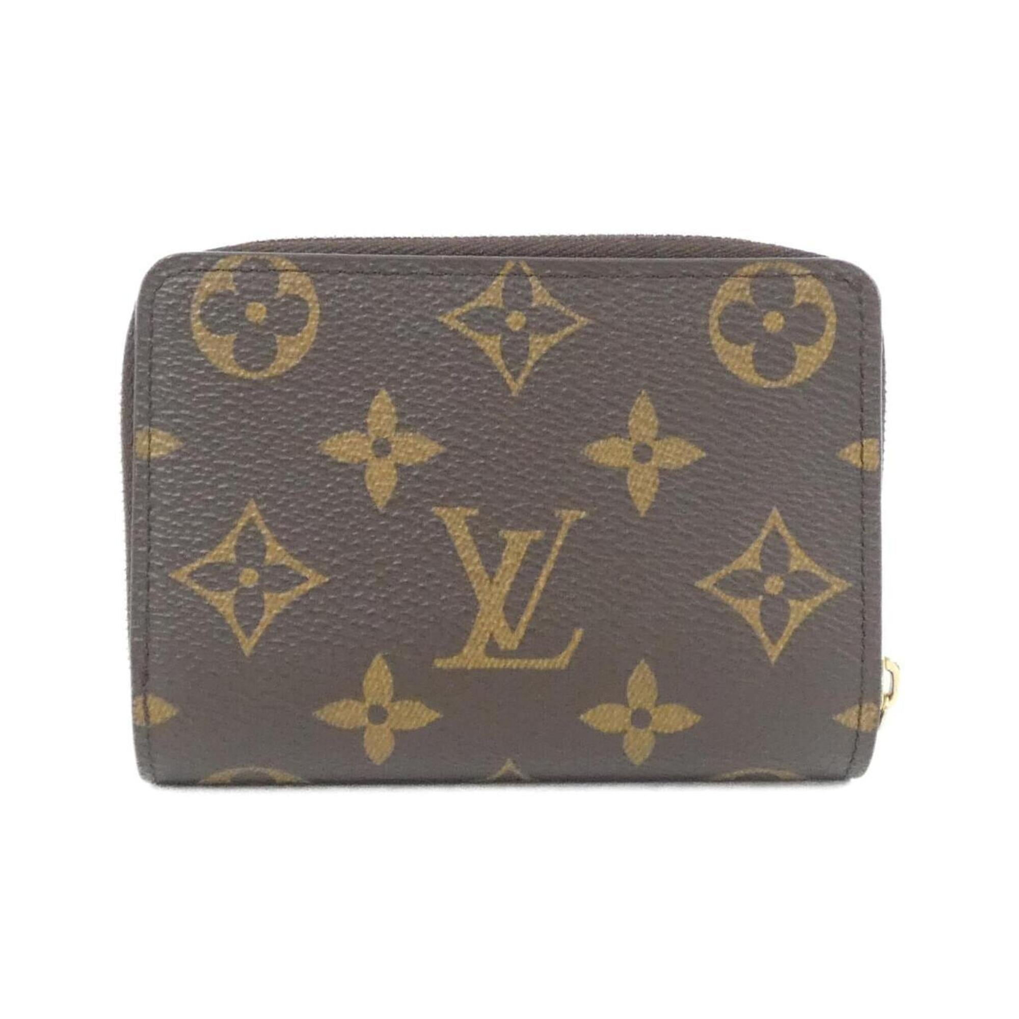 Louis Vuitton Brown Coated Canvas Wallet (Bi-Fold) (Pre-Owned)