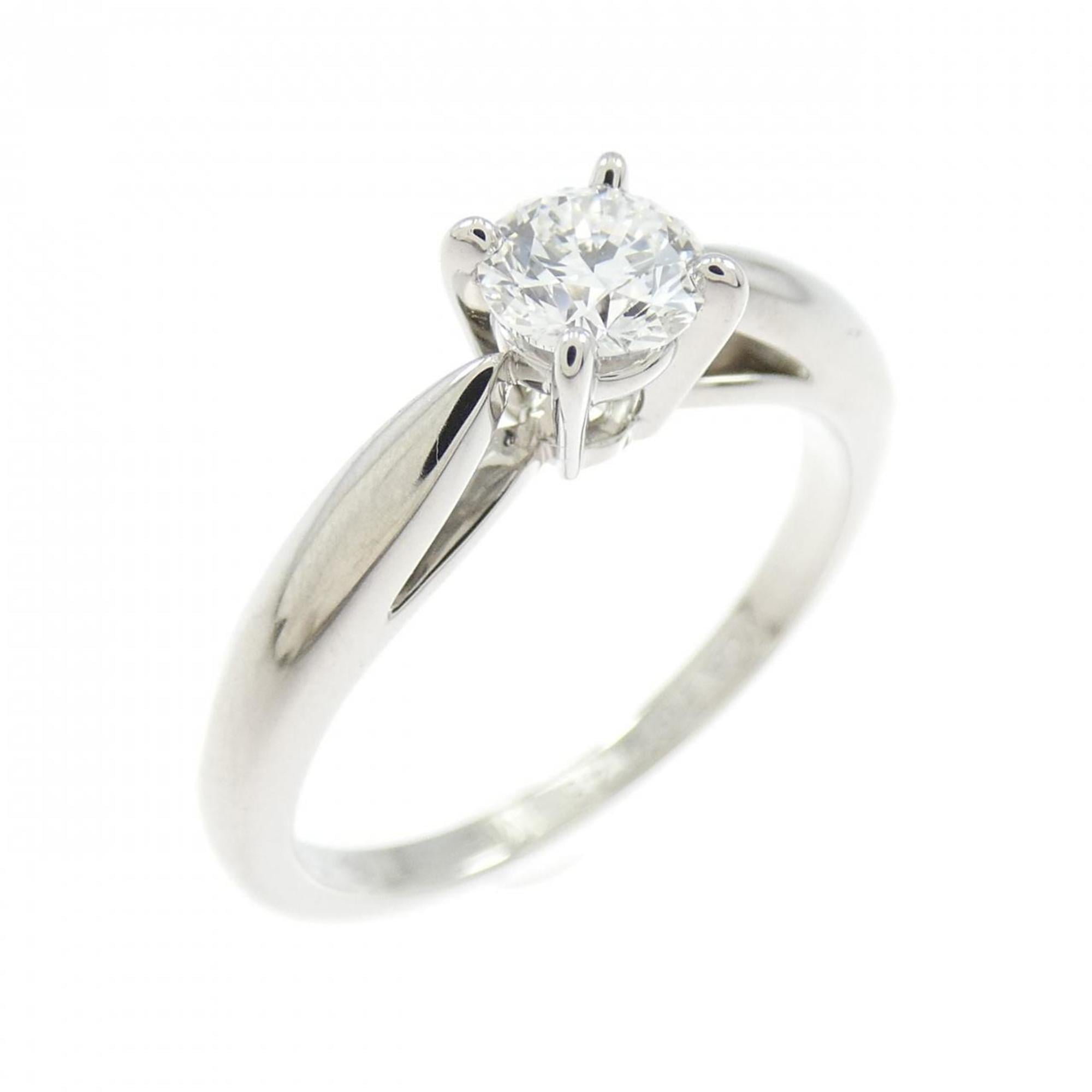 Van Cleef & Arpels Platinum Platinum 950 Band Ring (Pre-Owned)