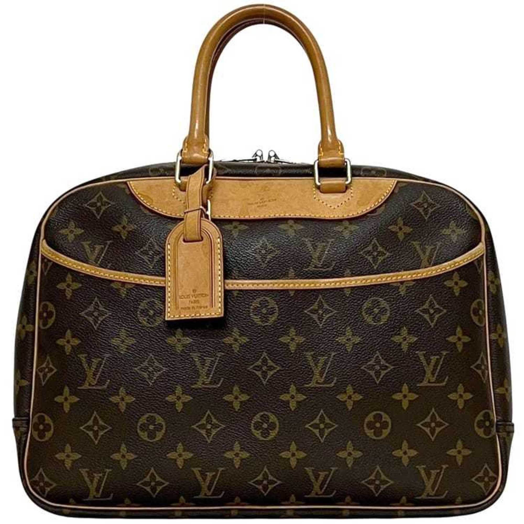 Louis Vuitton Monogram Brown Monogram Leather Boston Bag Handbag (Pre-Owned)