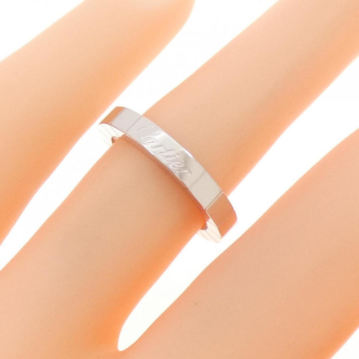 Cartier White Gold White Gold (18K) Band Ring (Pre-Owned)