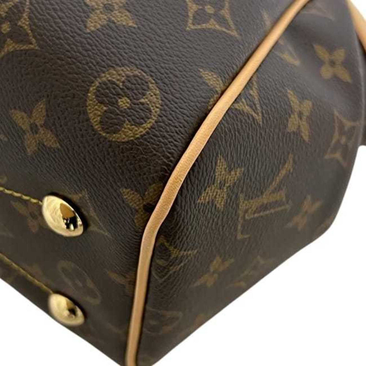 Louis Vuitton Brown Monogram Leather Handbag (Pre-Owned)