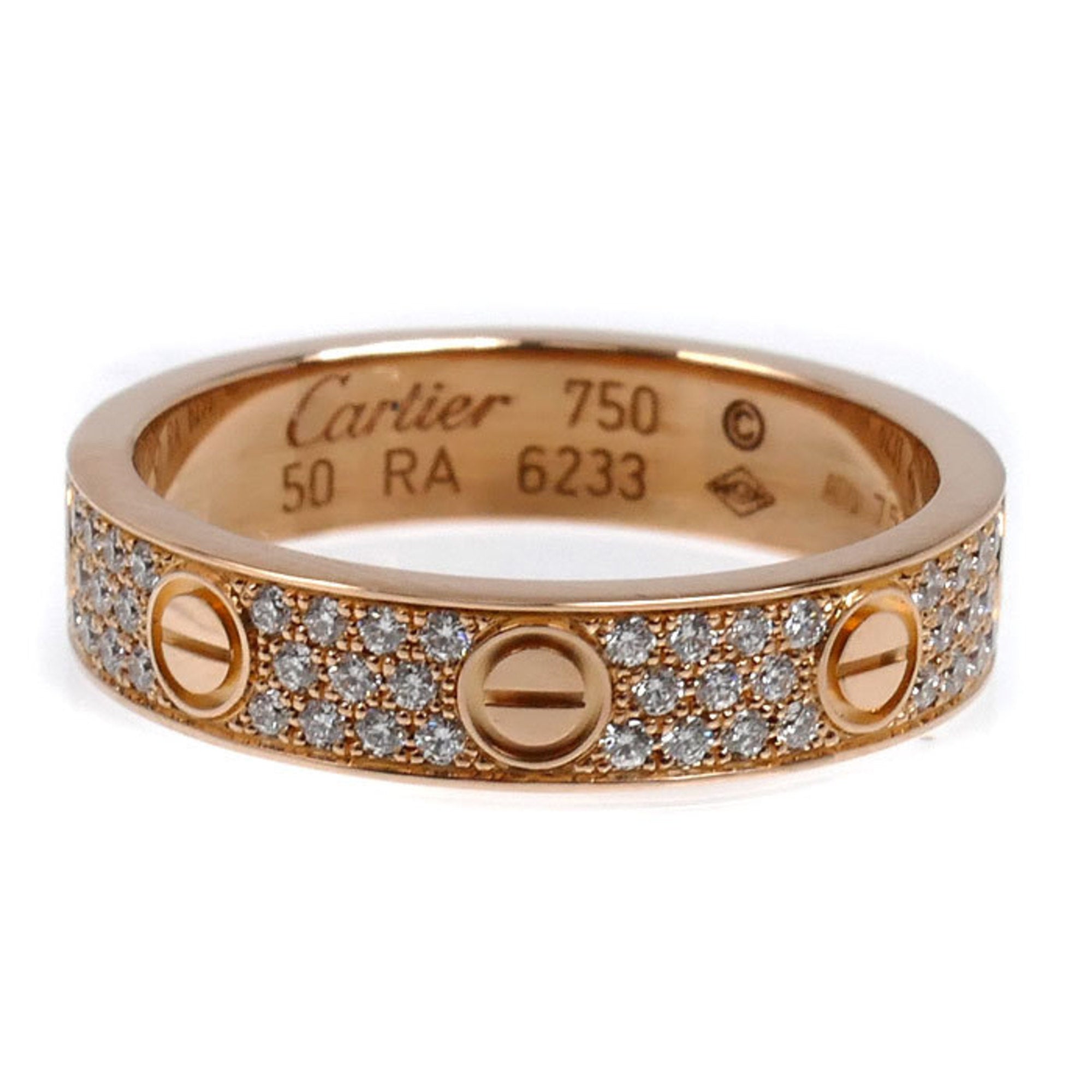 Cartier Pink Gold (18K) Band Ring (Pre-Owned)