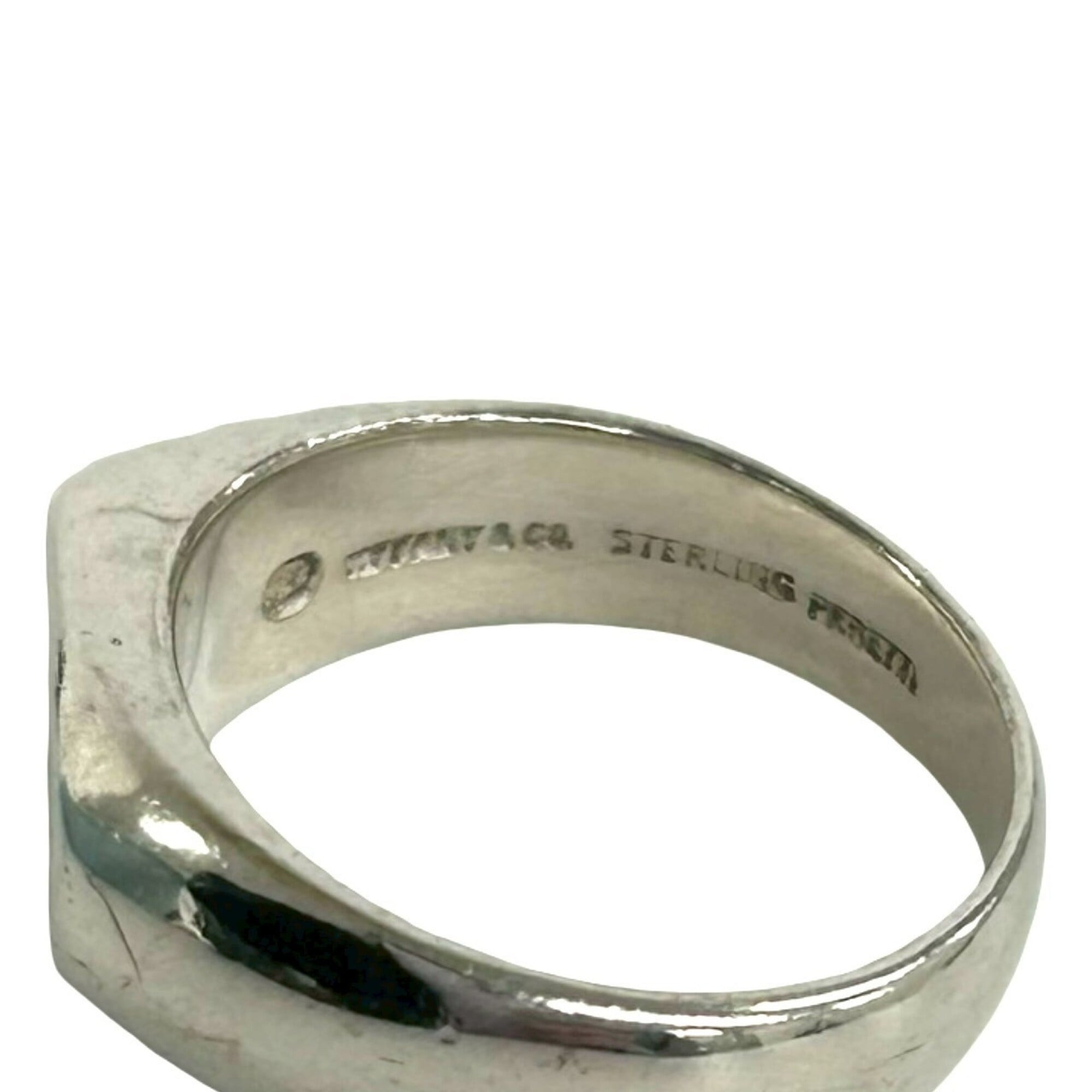 Tiffany Silver Silver 925 Band Ring (Pre-Owned)