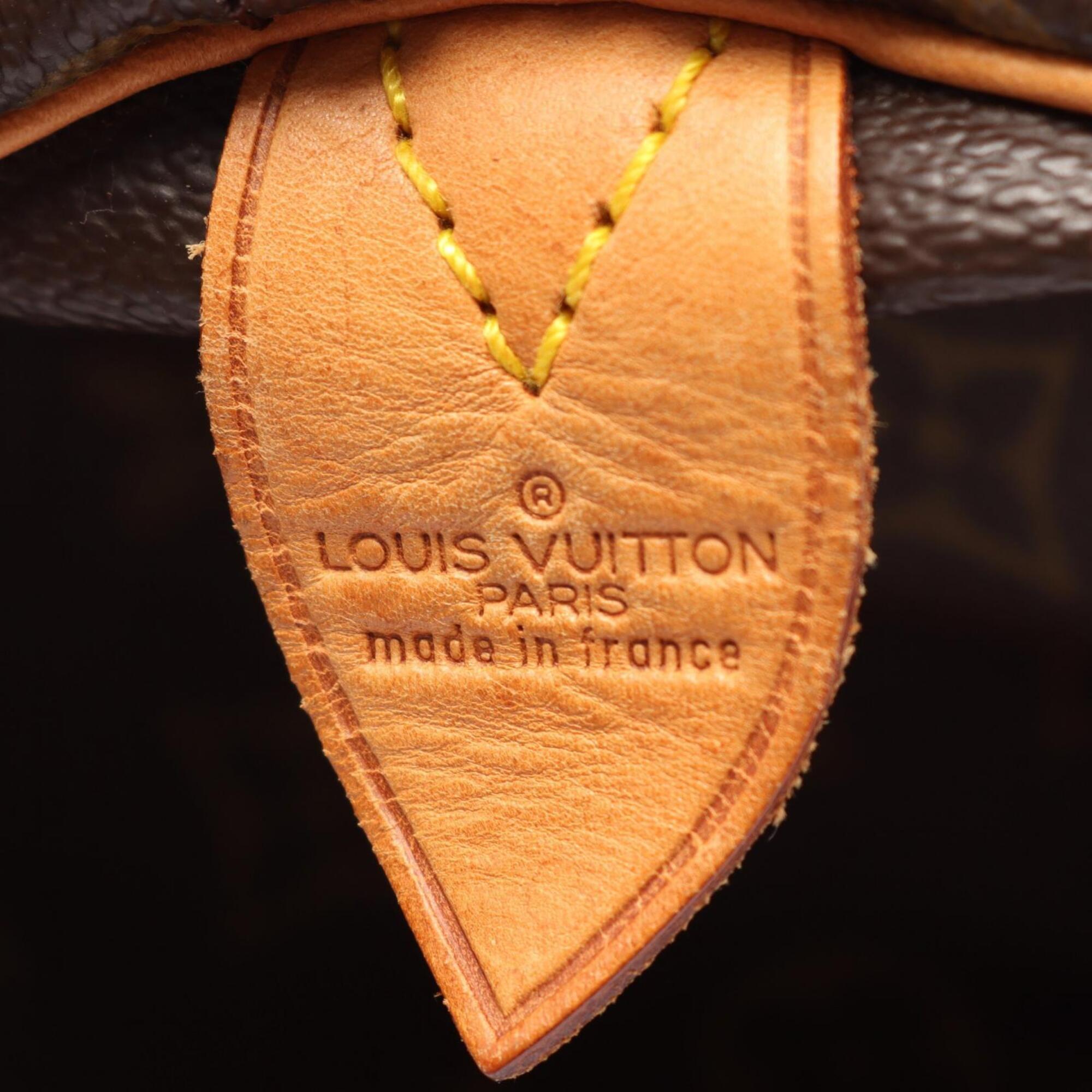 Louis Vuitton Brown Coated Canvas Pvc Leather Boston Bag Handbag (Pre-Owned)