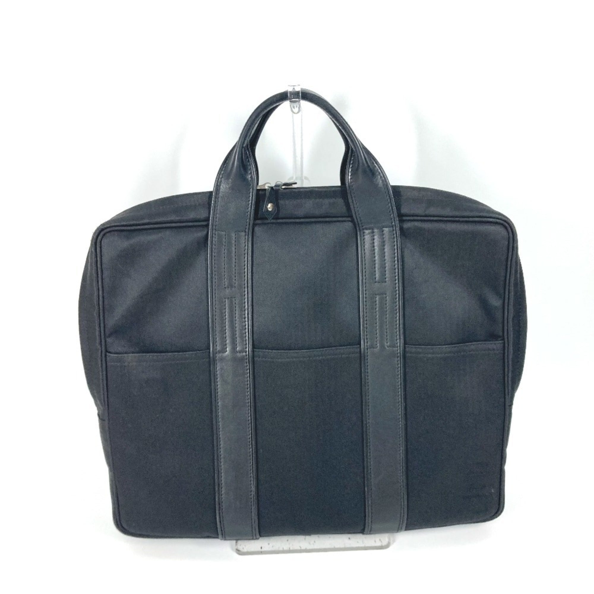 Hermes Acapulco Black Nylon Handbag Tote Bag (Pre-Owned)