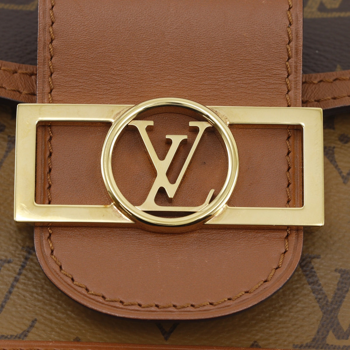 Louis Vuitton Brown Monogram Monogram Reverse Canvas Shoulder Bag (Pre-Owned)