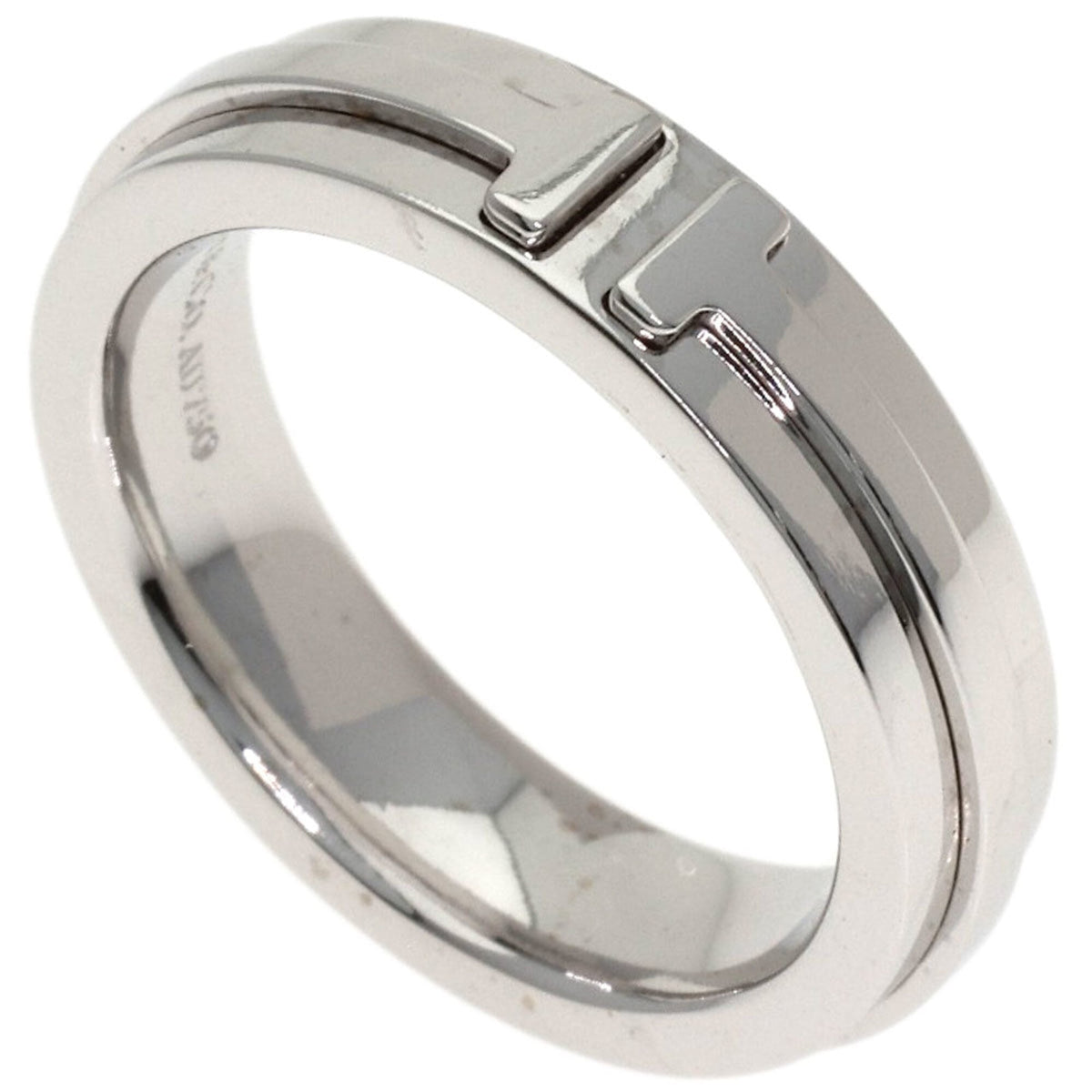 Tiffany White Gold White Gold (18K) Band Ring (Pre-Owned)