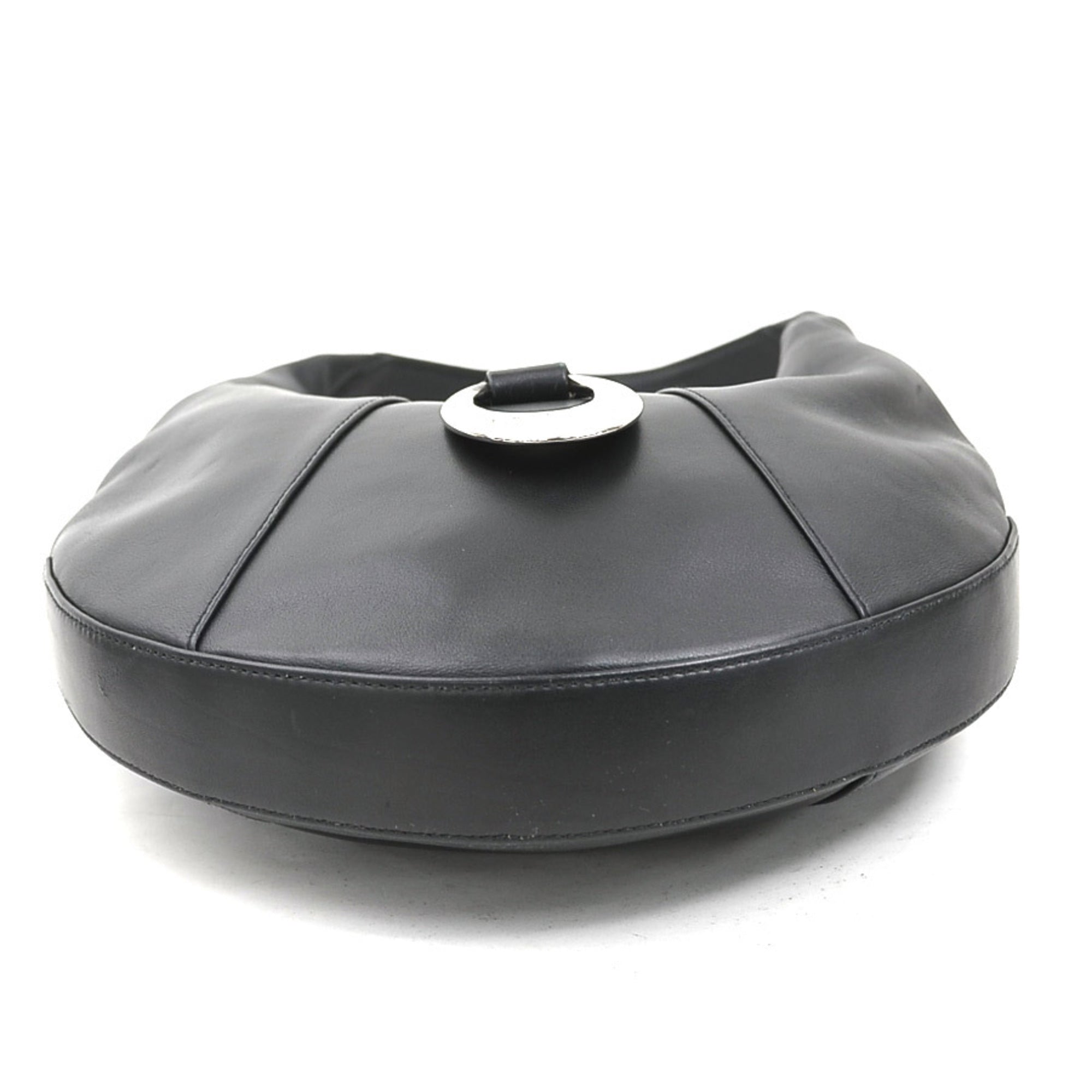 Bvlgari Black Leather Shoulder Bag (Pre-Owned)