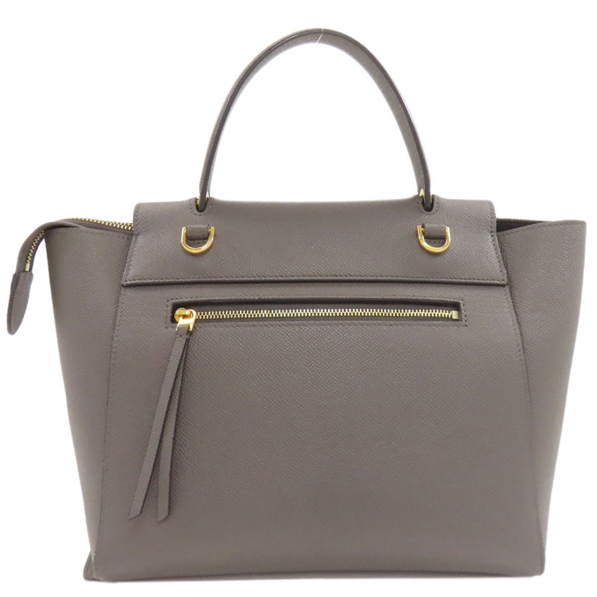 Celine Gray Leather Handbag (Pre-Owned)