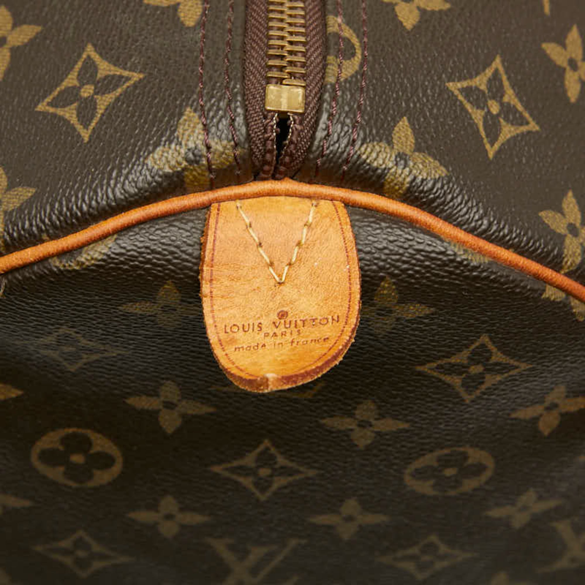 Louis Vuitton Brown Pvc Leather Boston Bag (Pre-Owned)