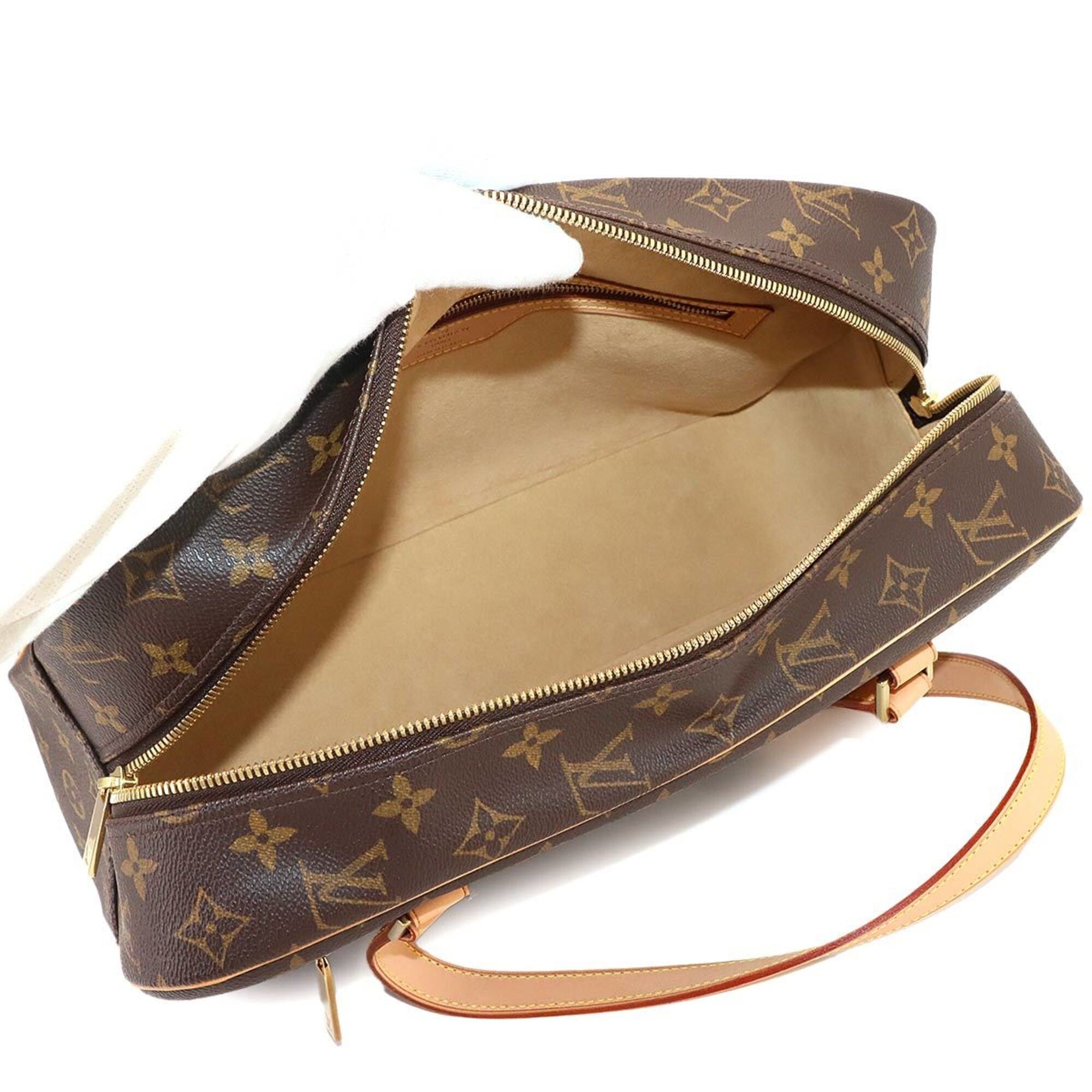 Louis Vuitton Brown Monogram Monogram Handbag Shoulder Bag (Pre-Owned)