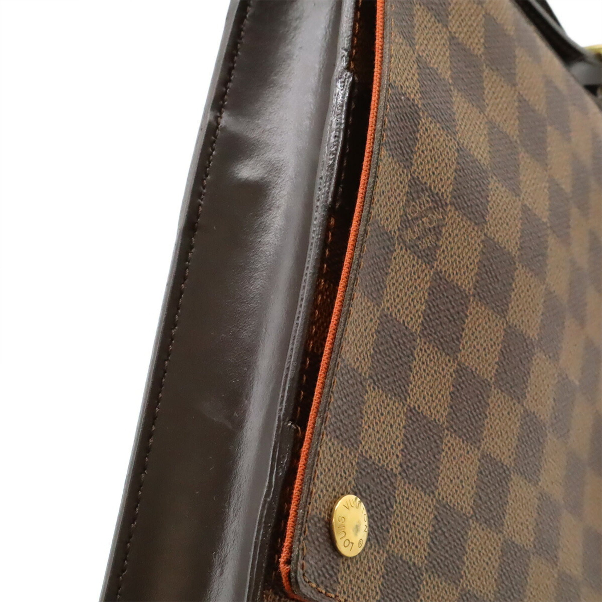 Louis Vuitton Brown Pvc Leather Shoulder Bag (Pre-Owned)