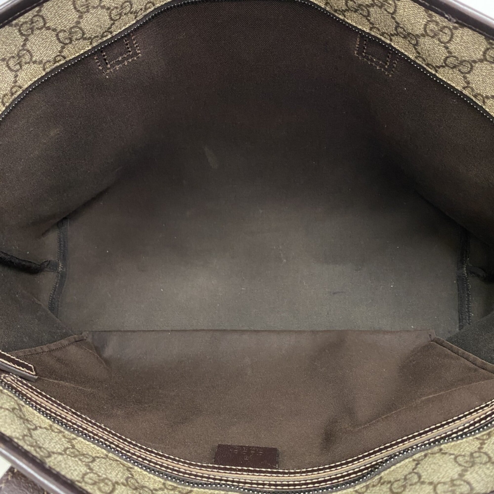 Gucci Brown Pvc Tote Bag (Pre-Owned)