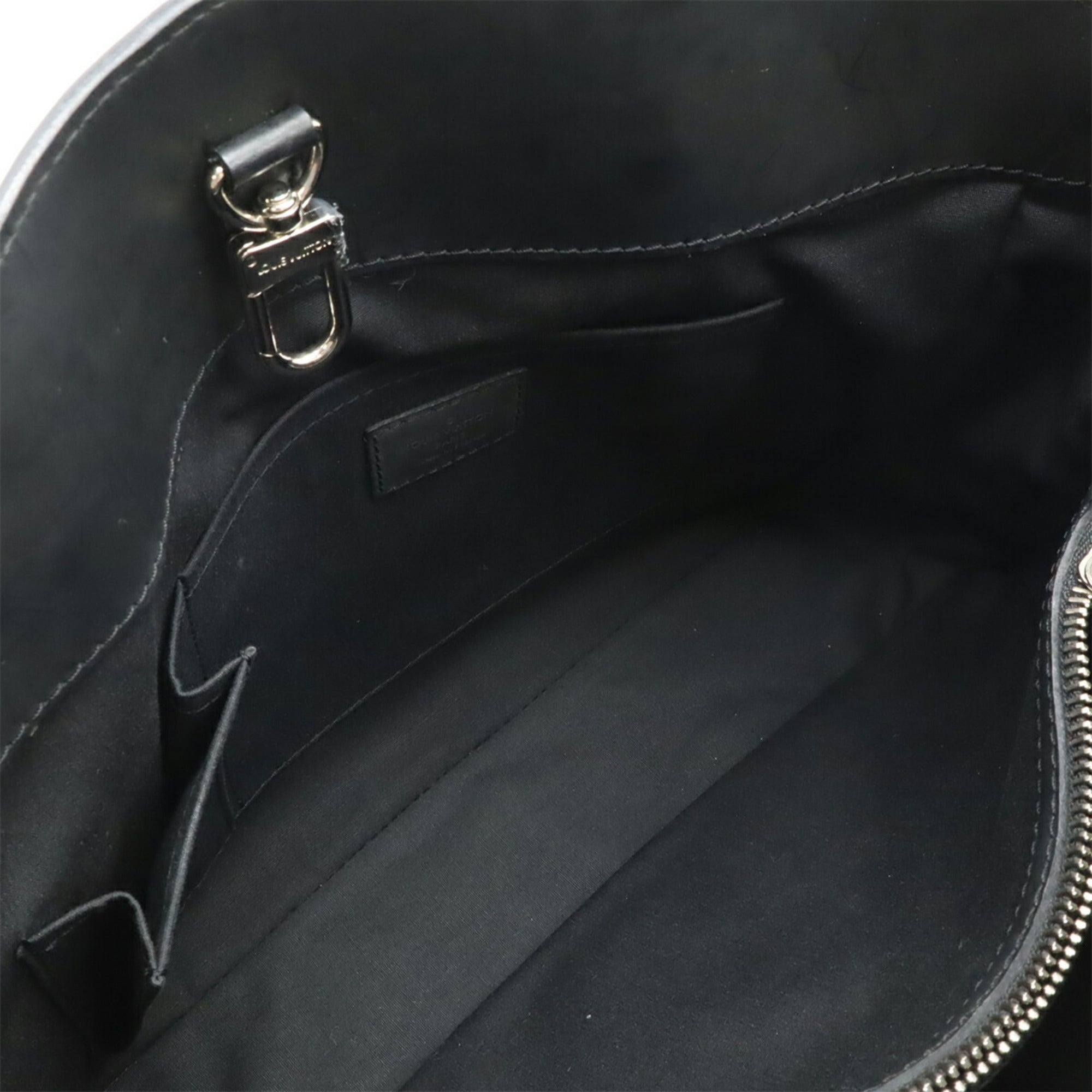 Louis Vuitton Noir Epi Leather Handbag Shoulder Bag Tote Bag (Pre-Owned)