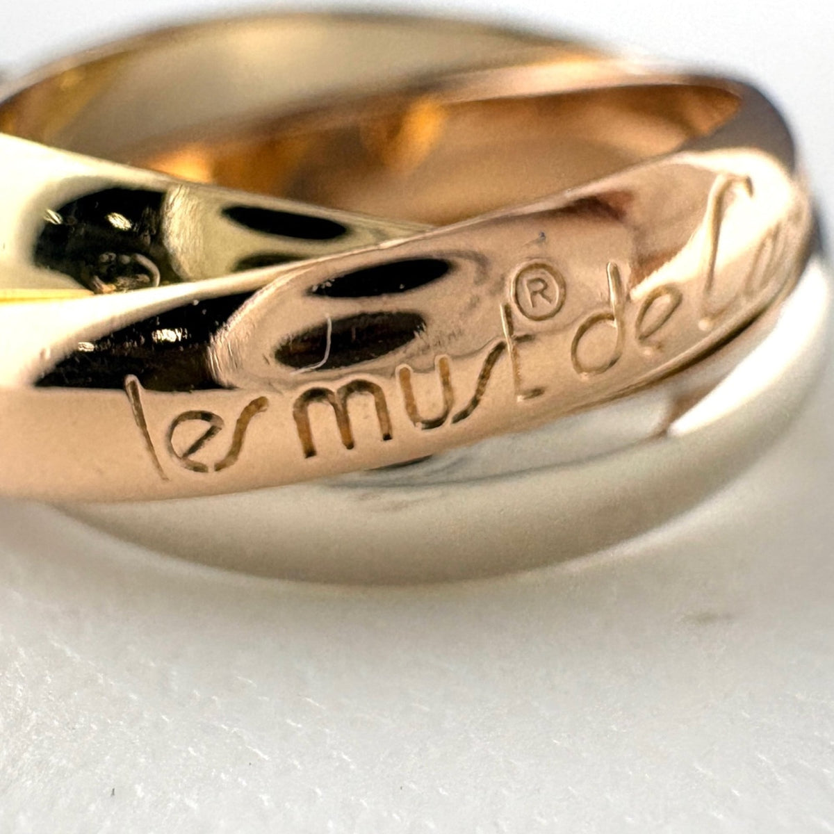 Cartier Yellow Gold (18K) Pink Gold (18K) White Gold (18K) Band Ring (Pre-Owned)