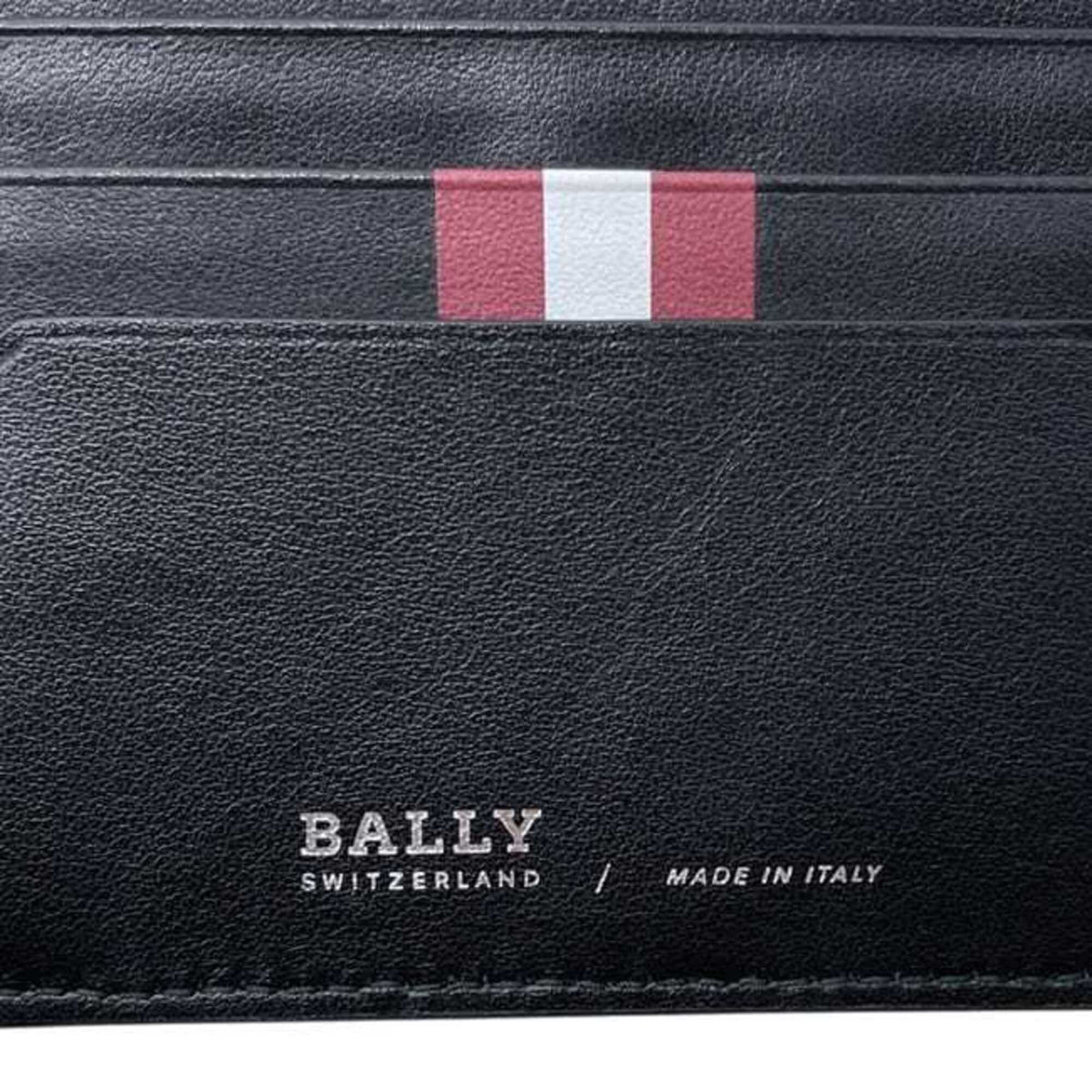 Bally Black Leather Wallet (Bi-Fold) (Pre-Owned)