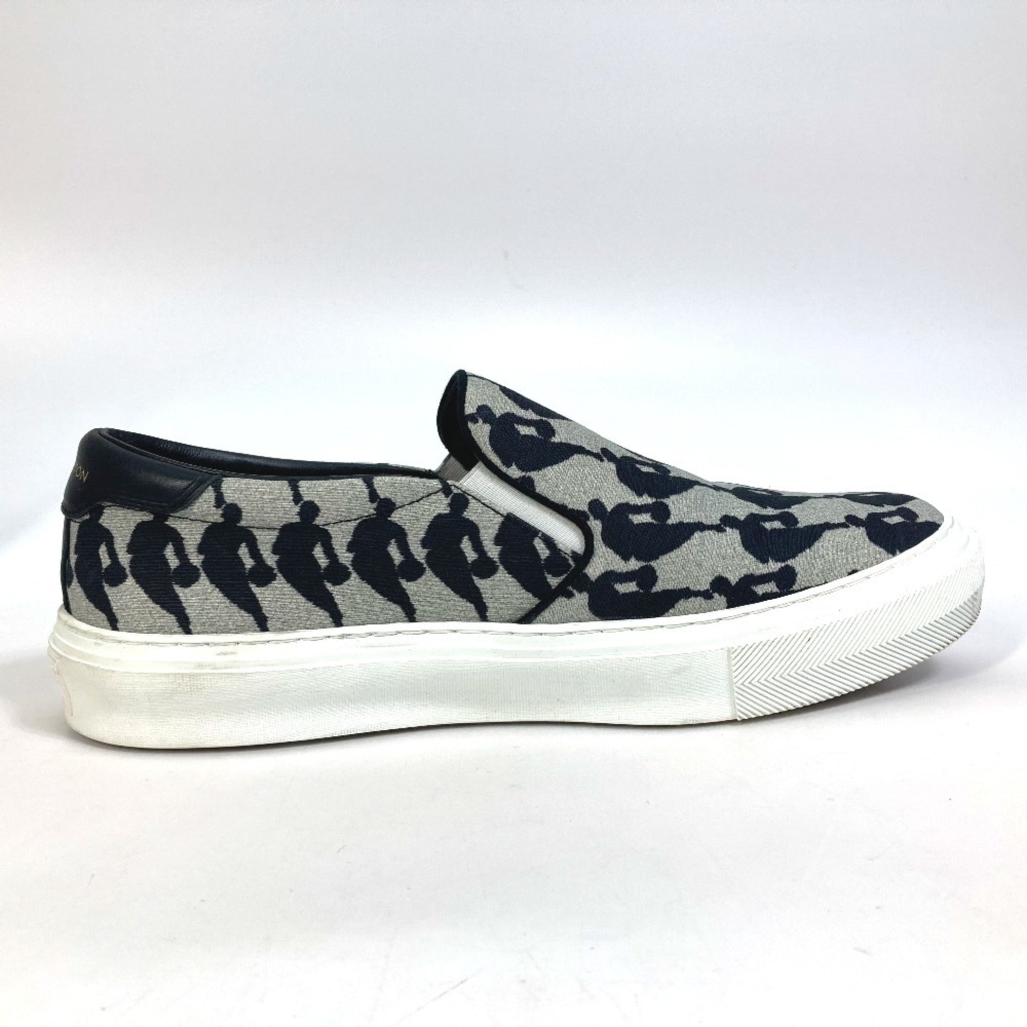 Louis Vuitton Black Gray Sneakers (Pre-Owned)