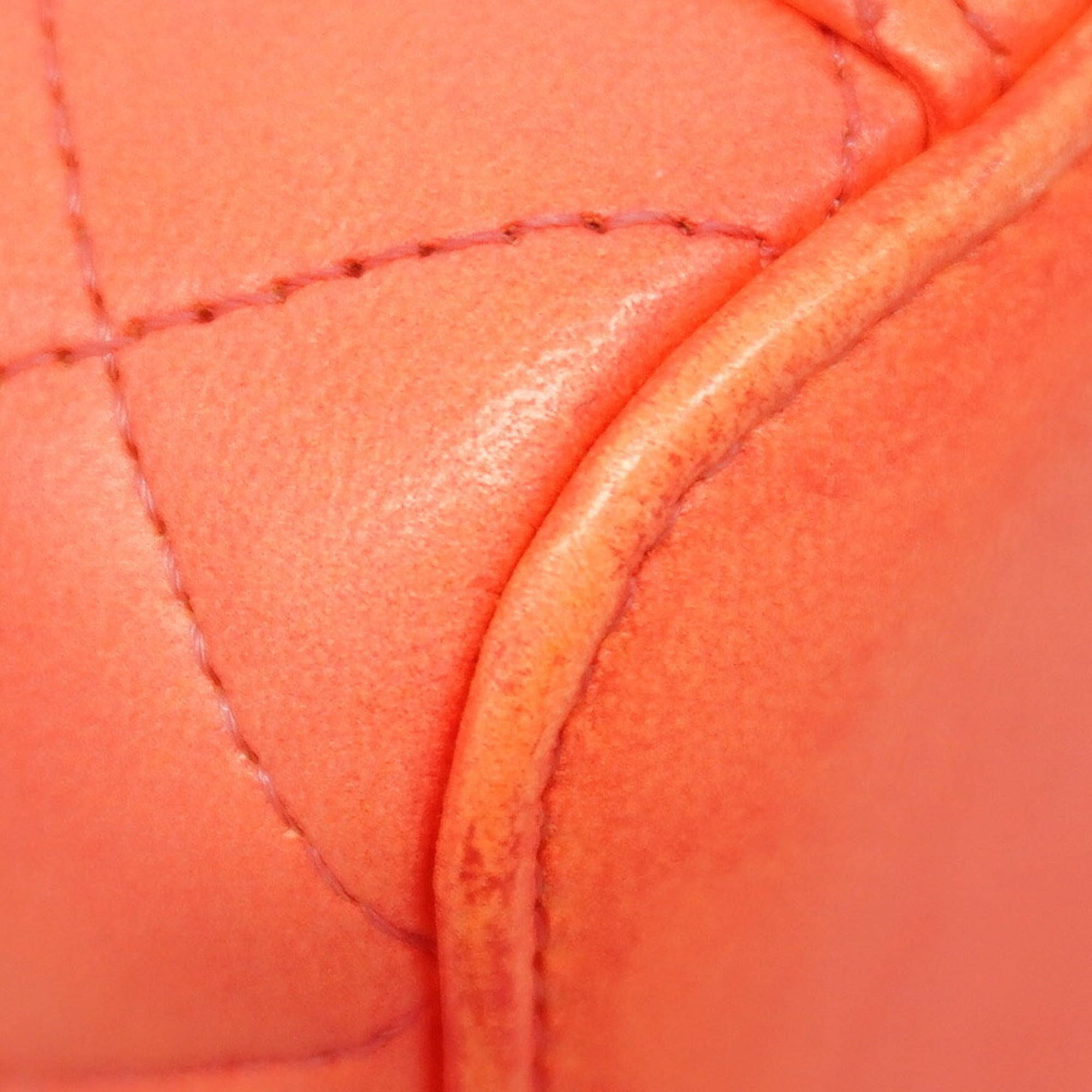 Chanel Salmon Pink Leather Vanity Bag (Pre-Owned)