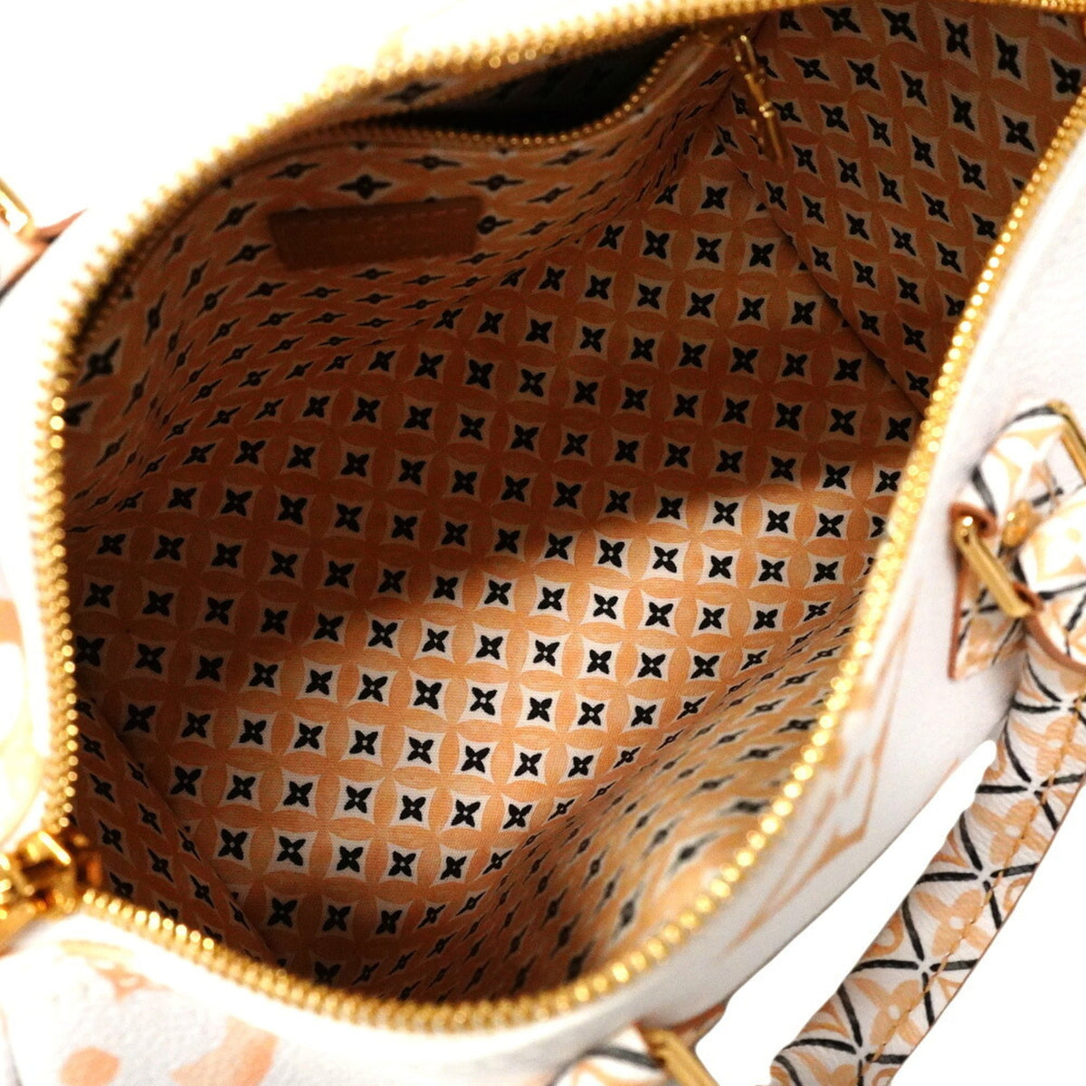 Louis Vuitton Beige White Handbag (Pre-Owned)