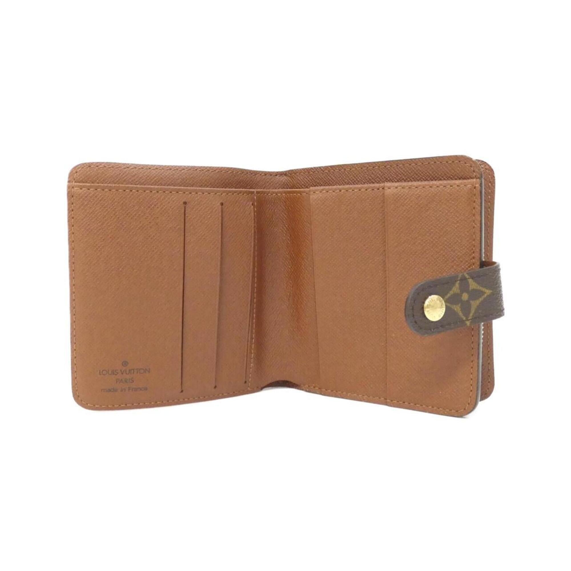 Louis Vuitton Marron Coated Canvas Wallet (Bi-Fold) (Pre-Owned)