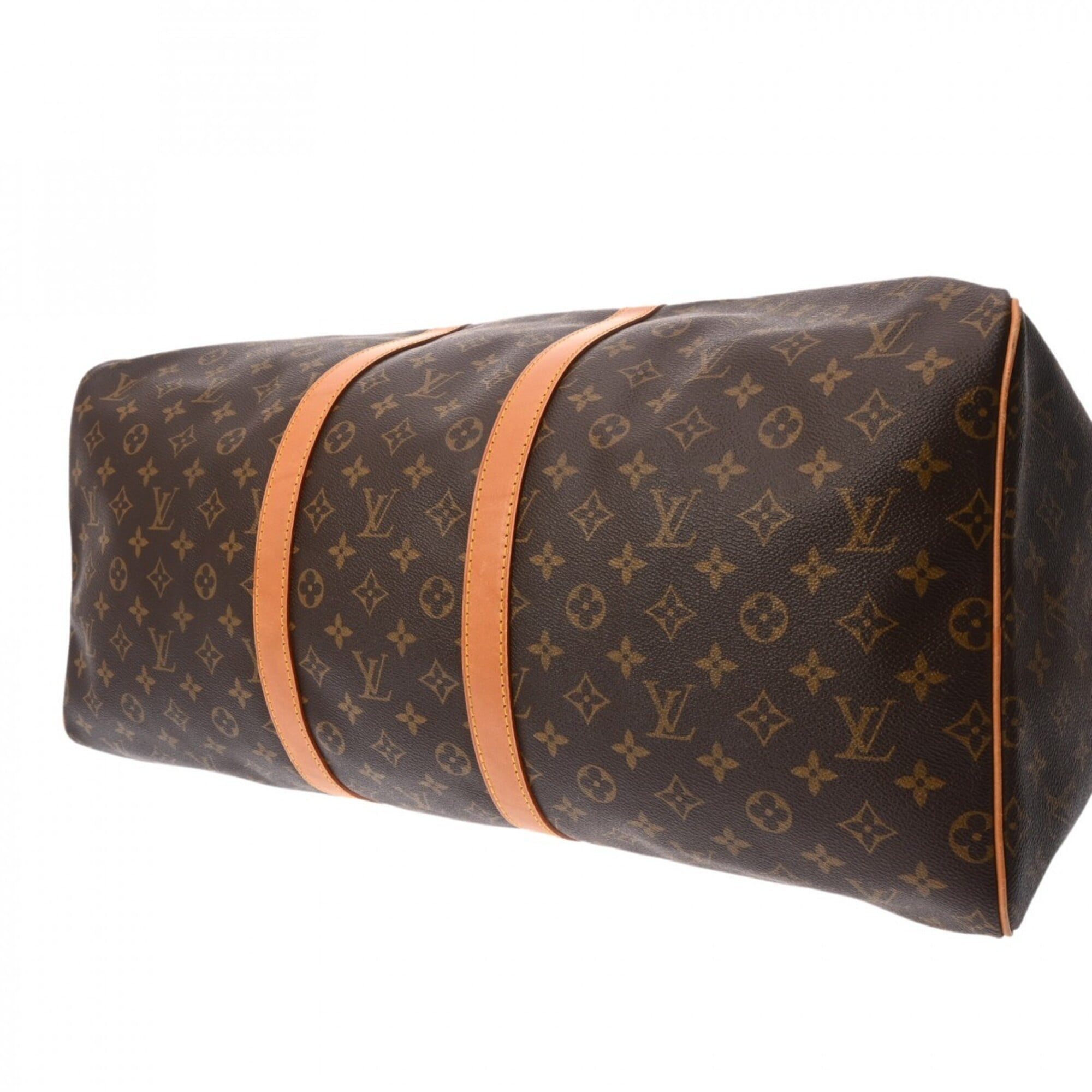 Louis Vuitton Brown Monogram Canvas Boston Bag (Pre-Owned)