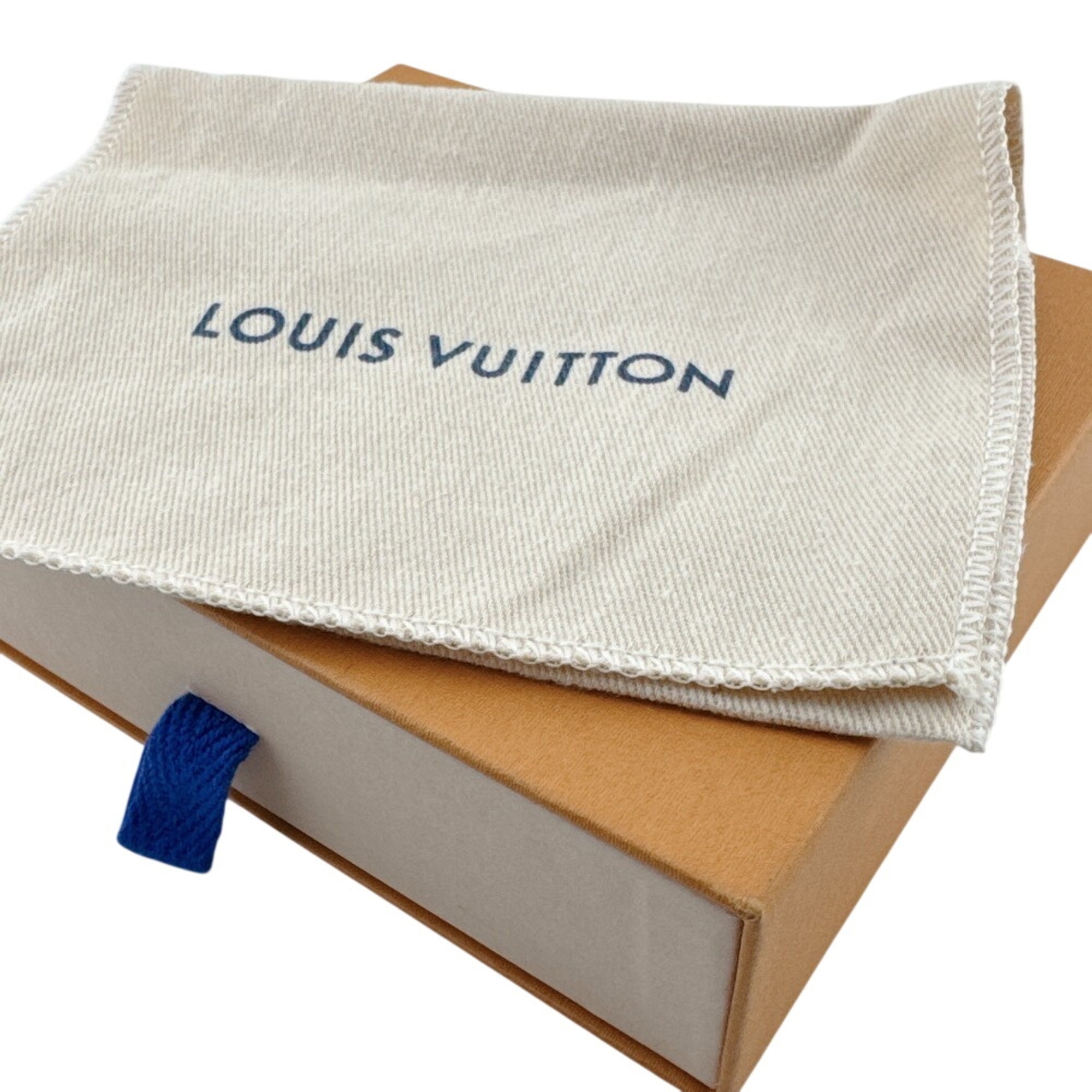 Louis Vuitton Monogram Brown Leather Wallet (Tri-Fold) (Pre-Owned)