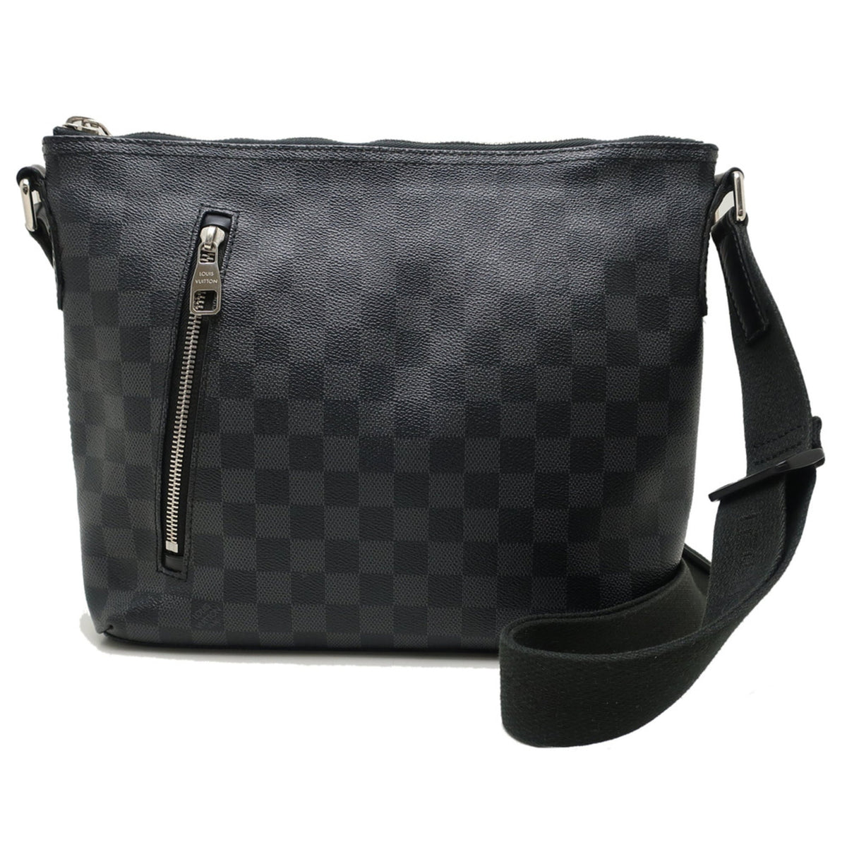 Louis Vuitton Black Damier Canvas Damier Graphite Damier Graphite Shoulder Bag (Pre-Owned)