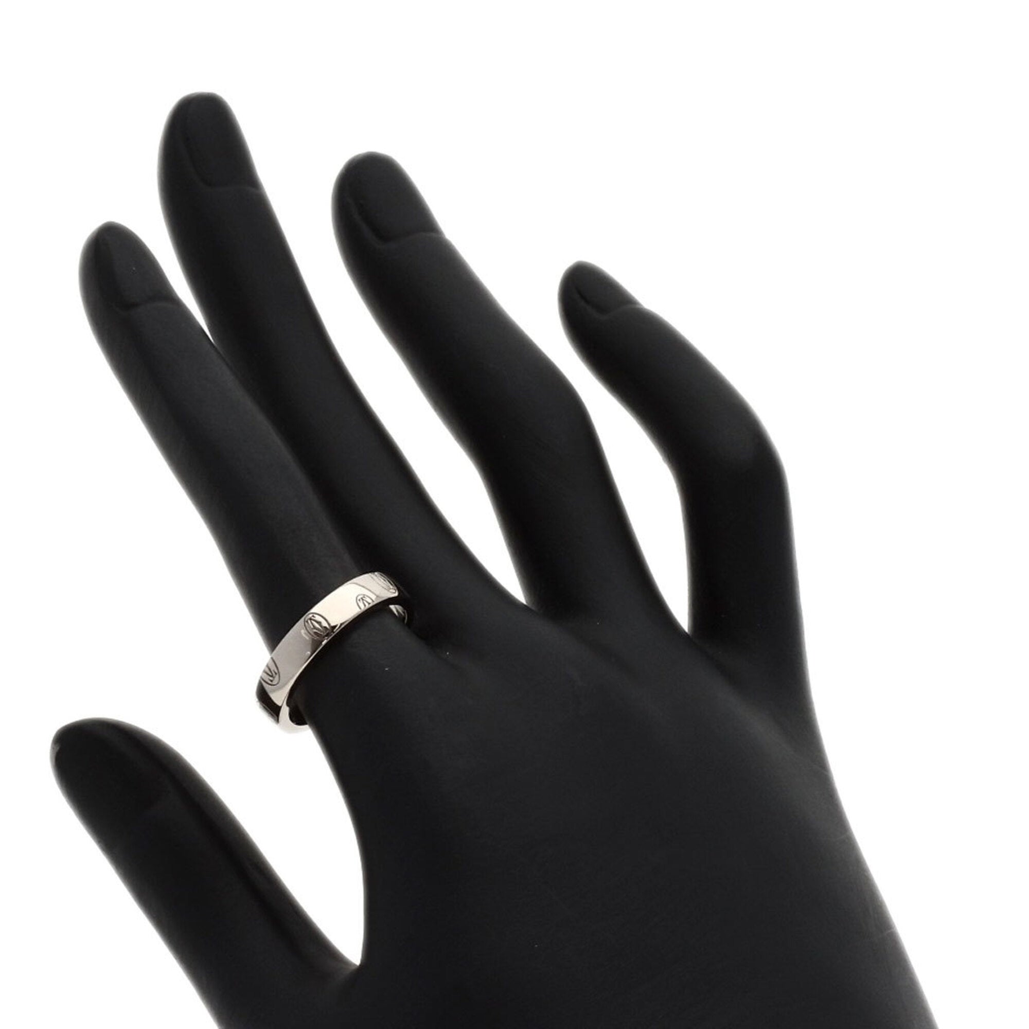 Cartier White Gold White Gold (18K) Band Ring (Pre-Owned)