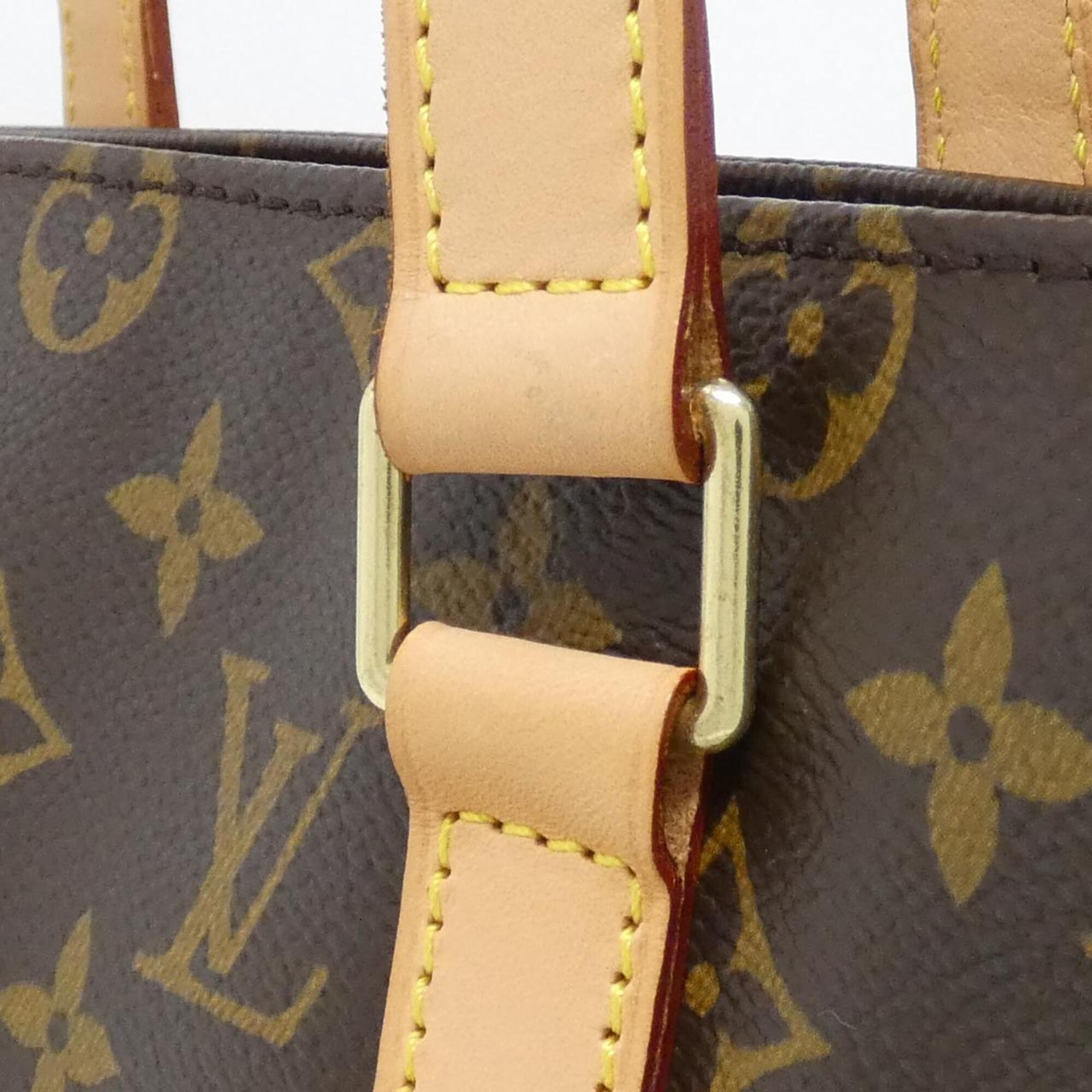 Louis Vuitton Monogram Marron Coated Canvas Handbag (Pre-Owned)