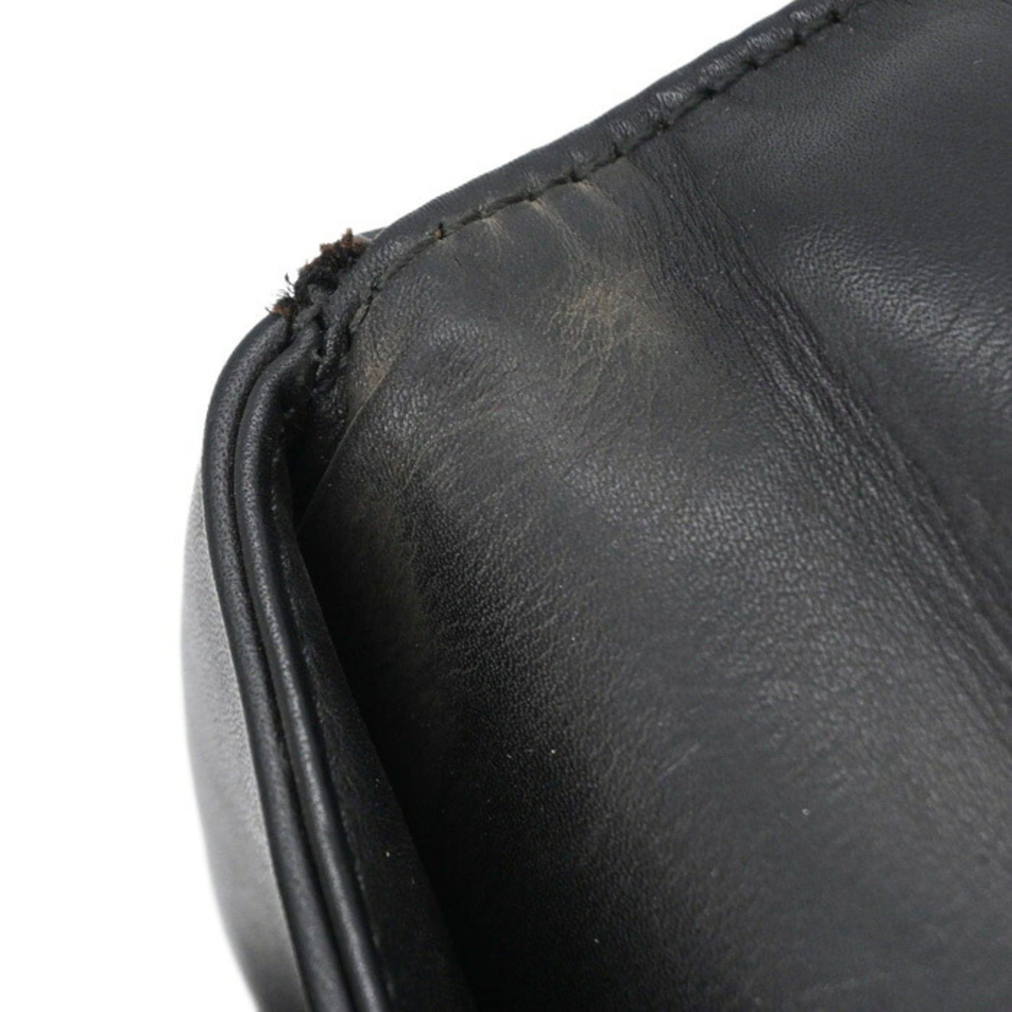 Bottega Veneta Black Leather Briefcase (Pre-Owned)