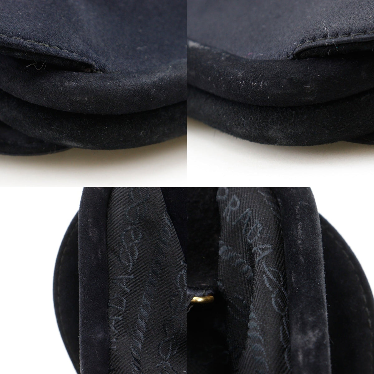 Prada Black Satin Shoulder Bag (Pre-Owned)