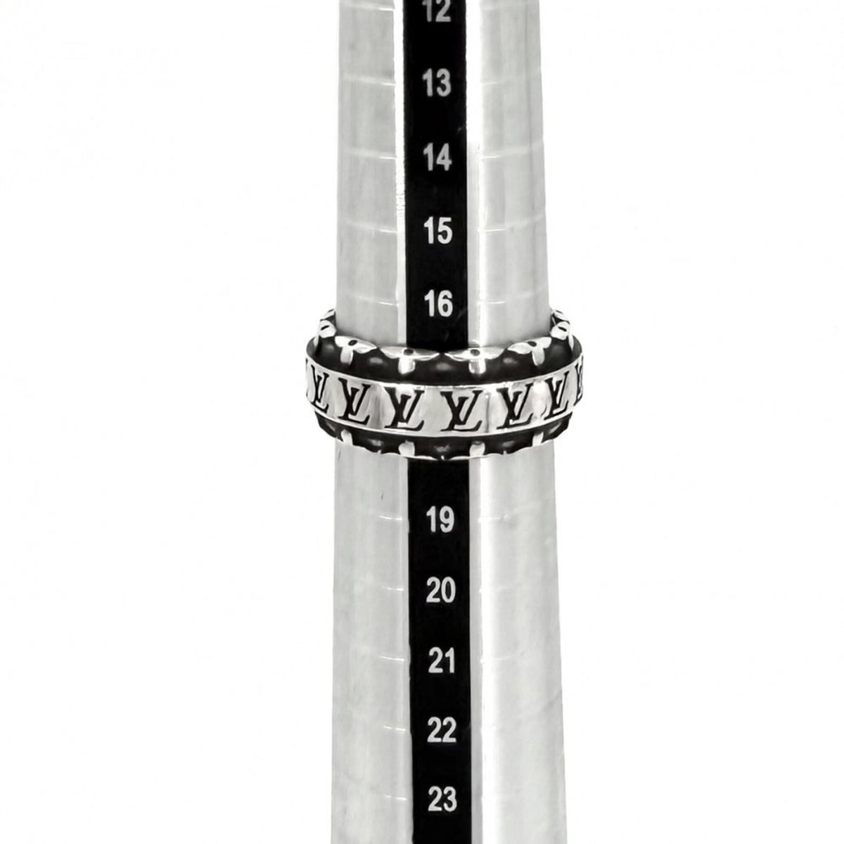 Louis Vuitton Silver Silver 925 Band Ring (Pre-Owned)